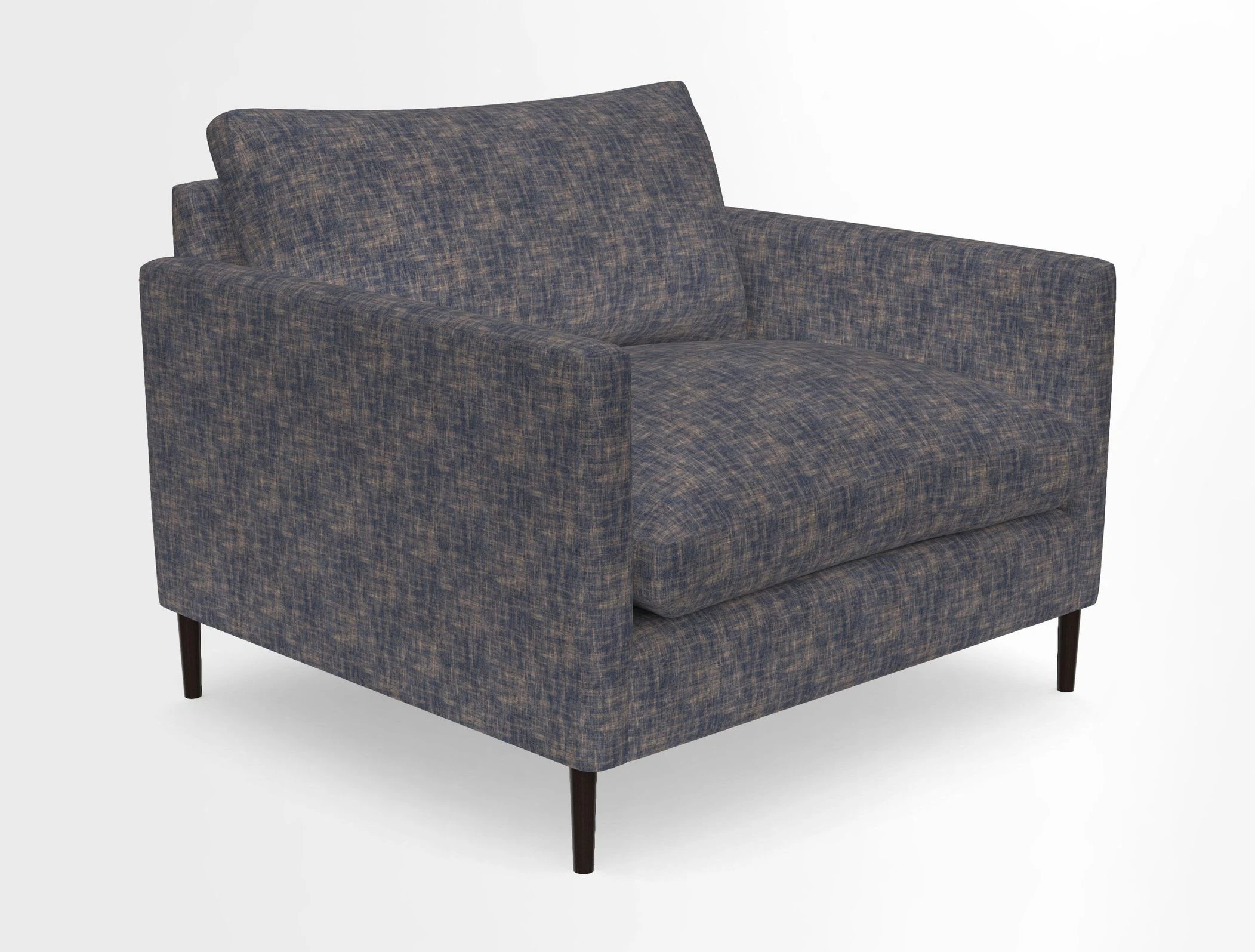 Heyshott Snuggler in Two Tone Plain Biscuit. Loose cover option available