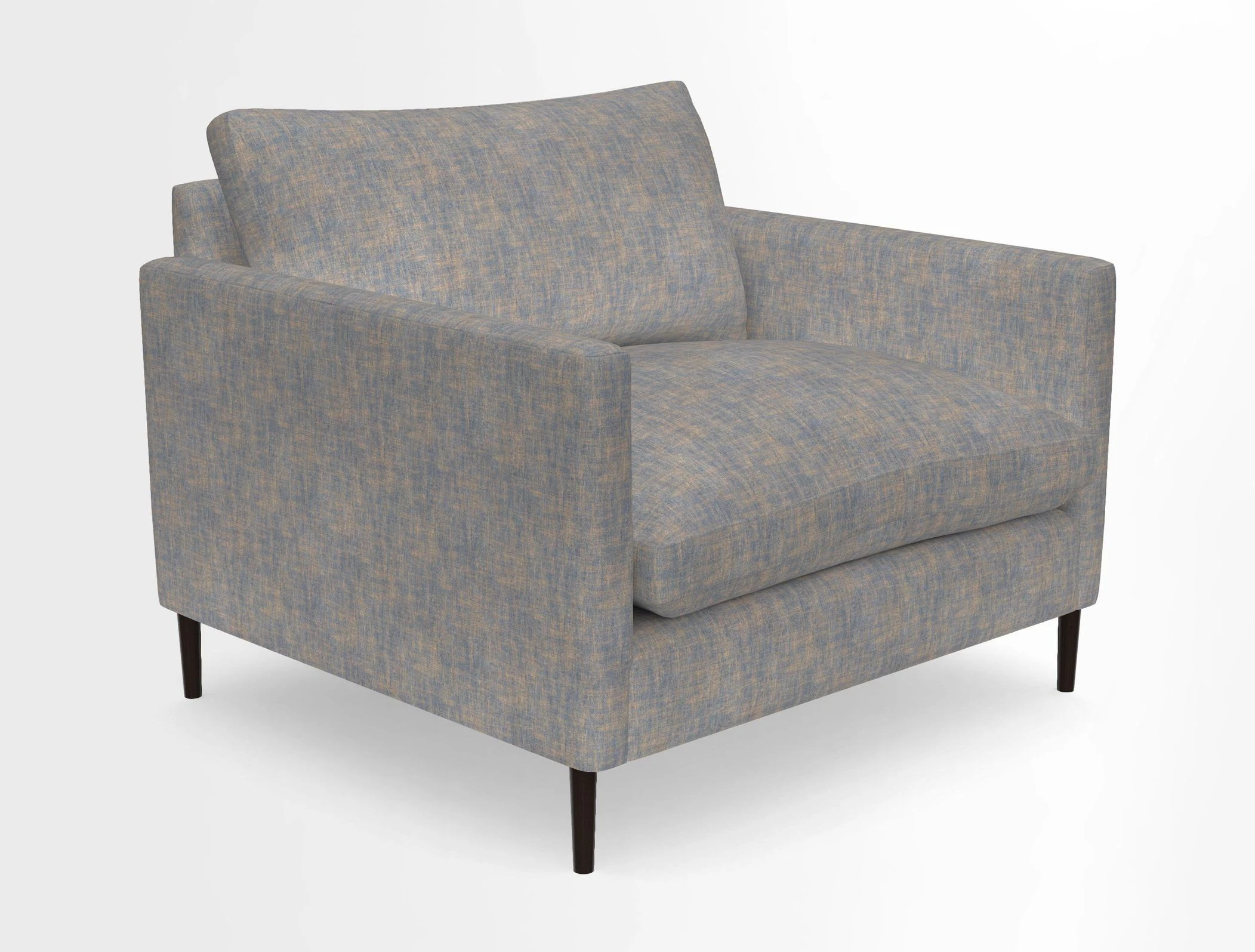 Heyshott Snuggler in Two Tone Plain Biscuit. Loose cover option available
