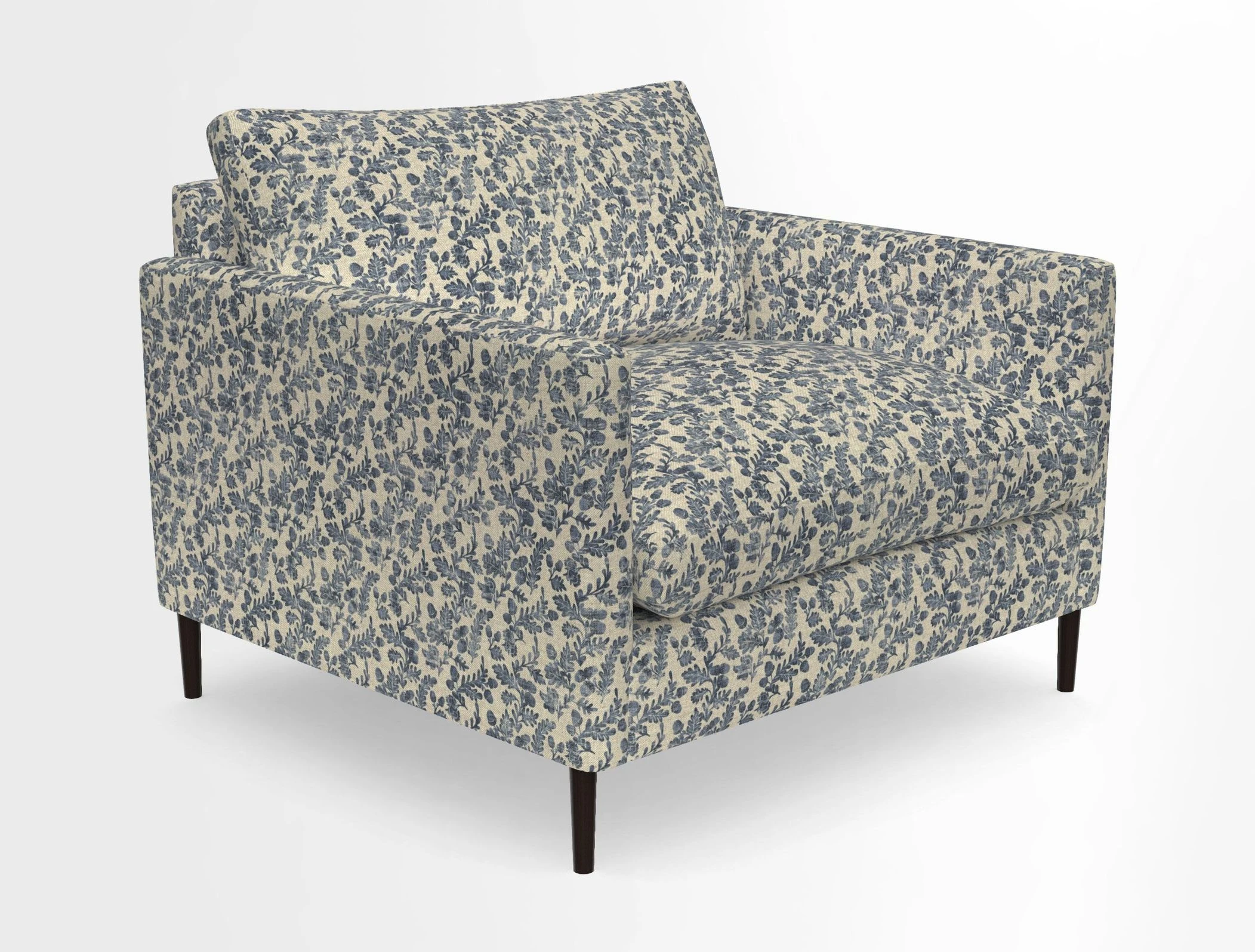 Heyshott Snuggler in Two Tone Plain Biscuit. Loose cover option available