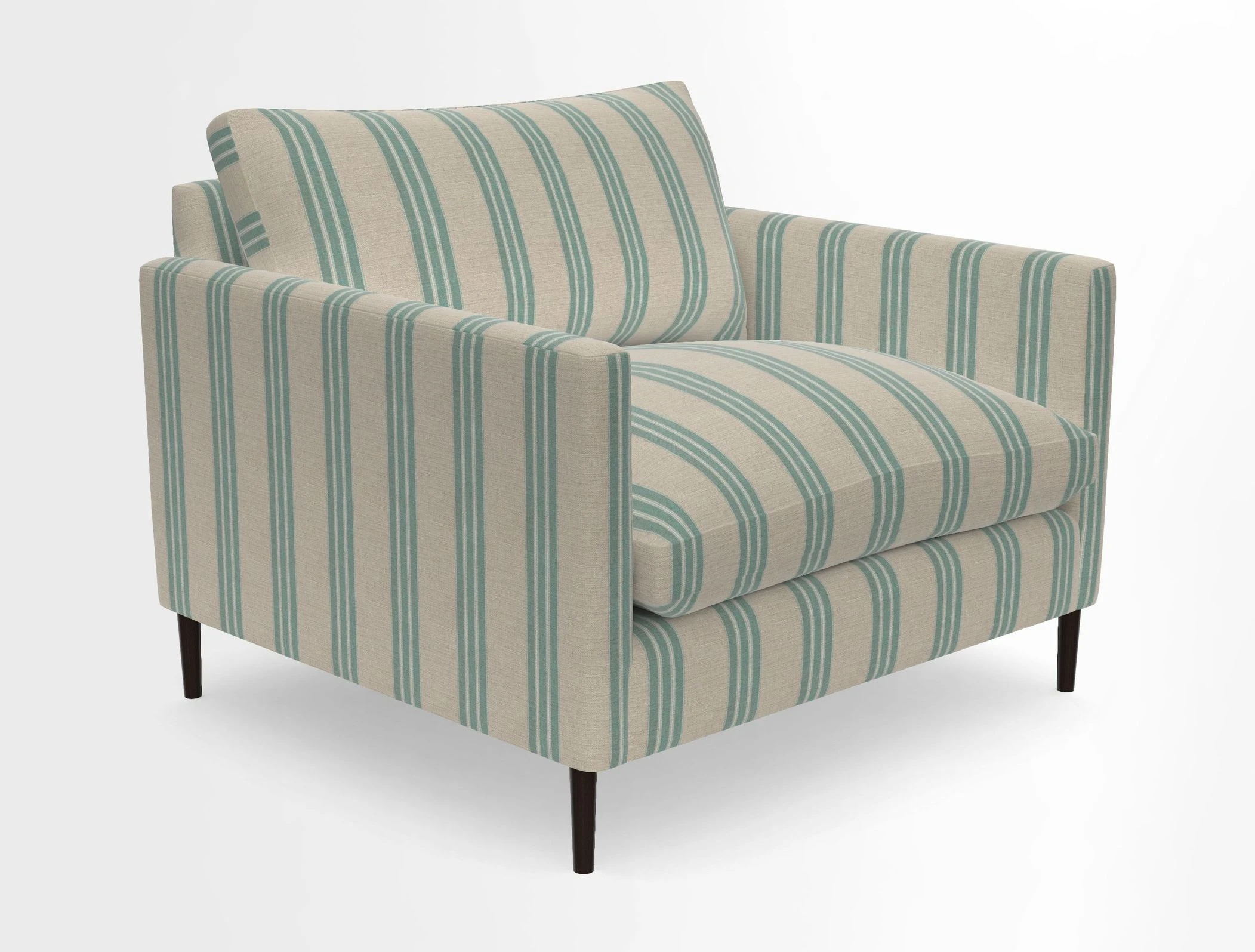 Heyshott Snuggler in Two Tone Plain Biscuit. Loose cover option available