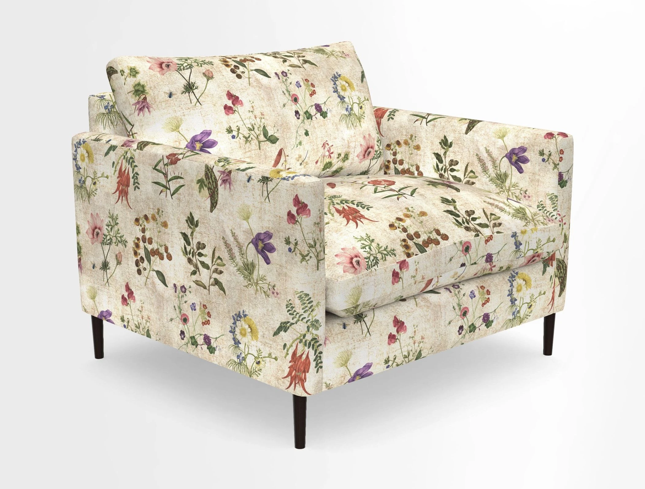 Heyshott Snuggler in Two Tone Plain Biscuit. Loose cover option available