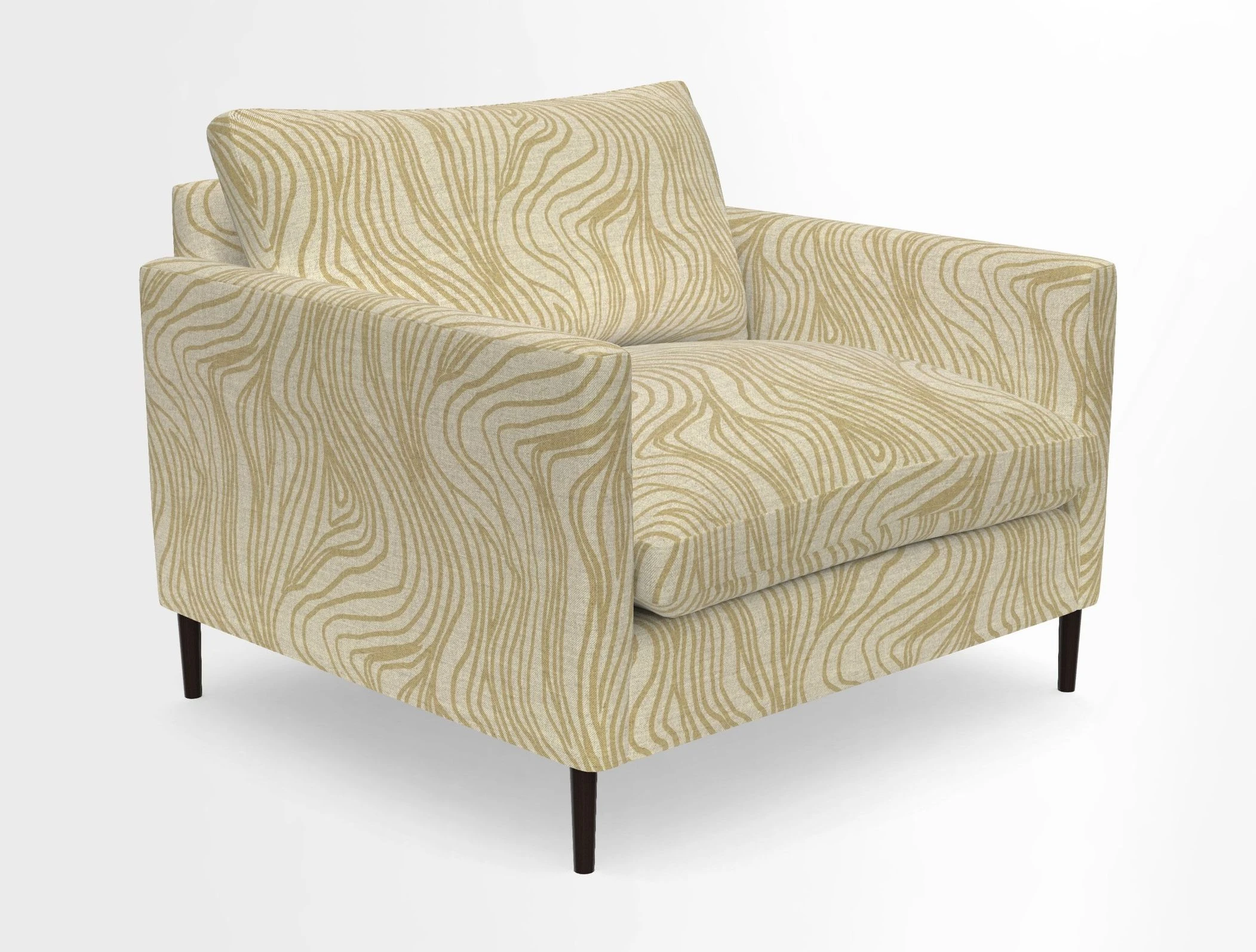 Heyshott Snuggler in Two Tone Plain Biscuit. Loose cover option available
