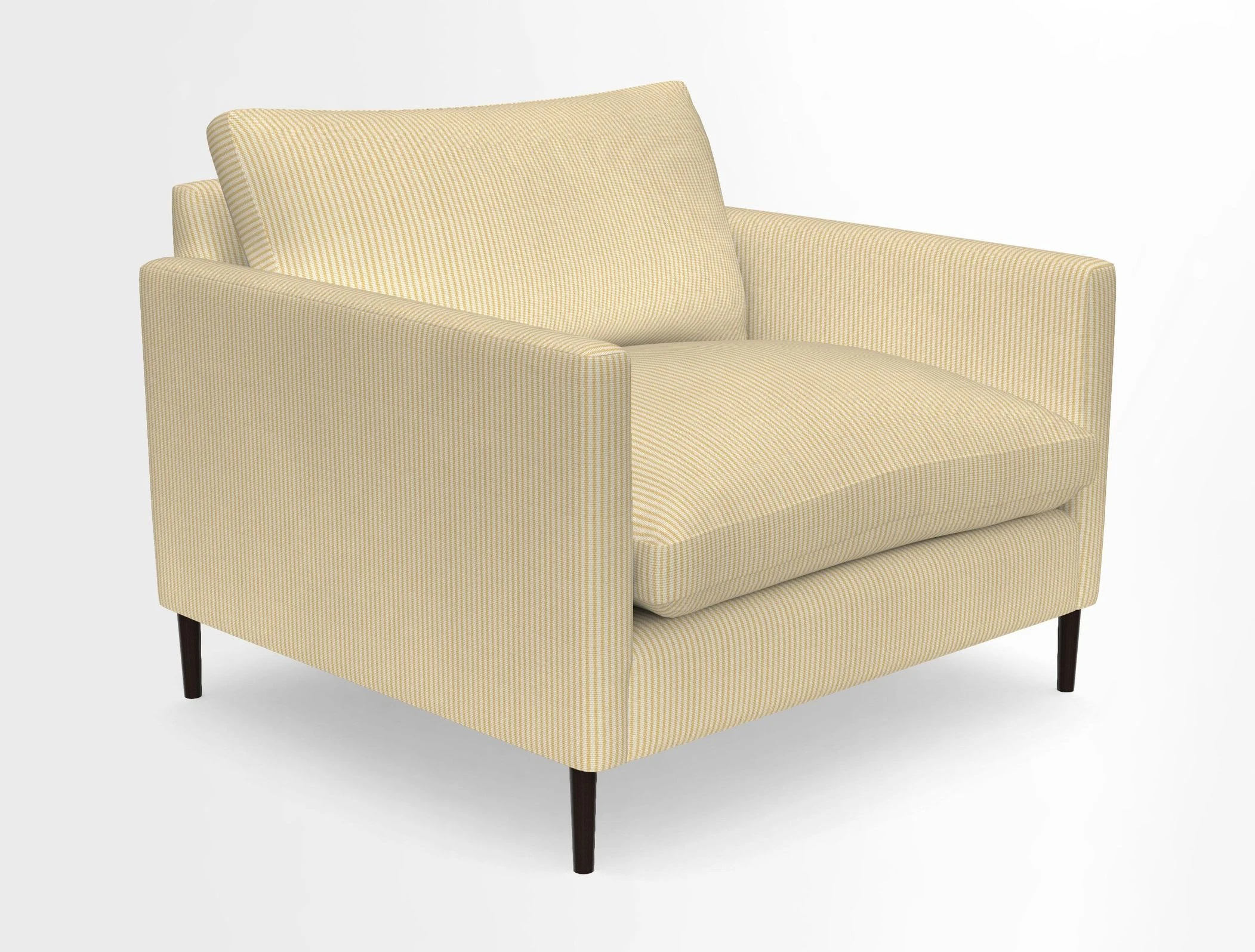 Heyshott Snuggler in Two Tone Plain Biscuit. Loose cover option available