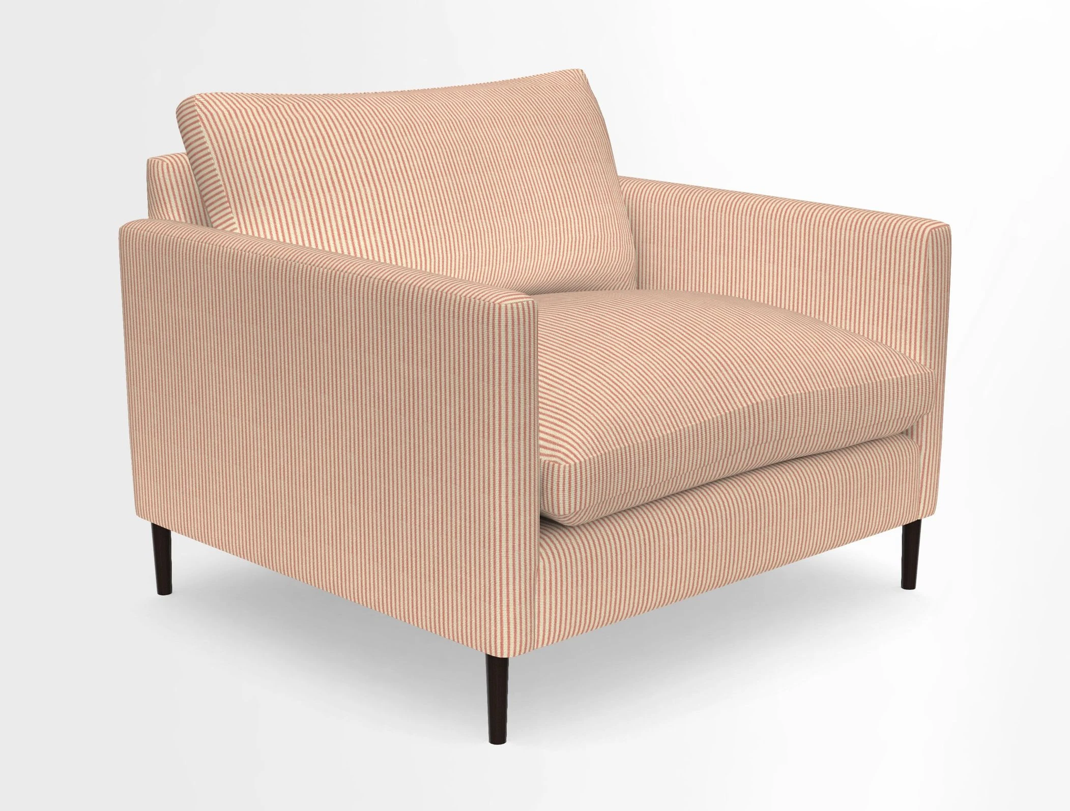 Heyshott Snuggler in Two Tone Plain Biscuit. Loose cover option available