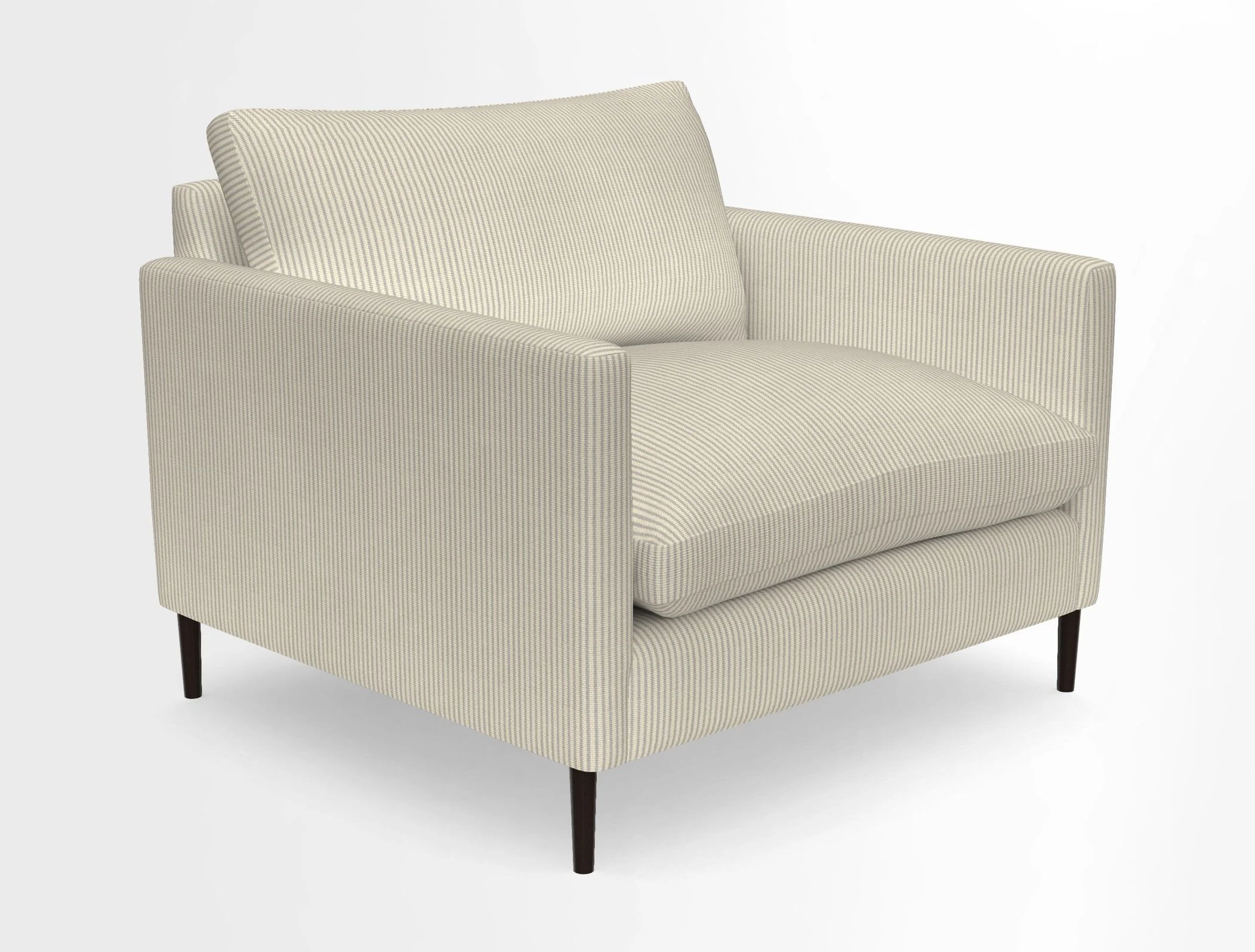Heyshott Snuggler in Two Tone Plain Biscuit. Loose cover option available