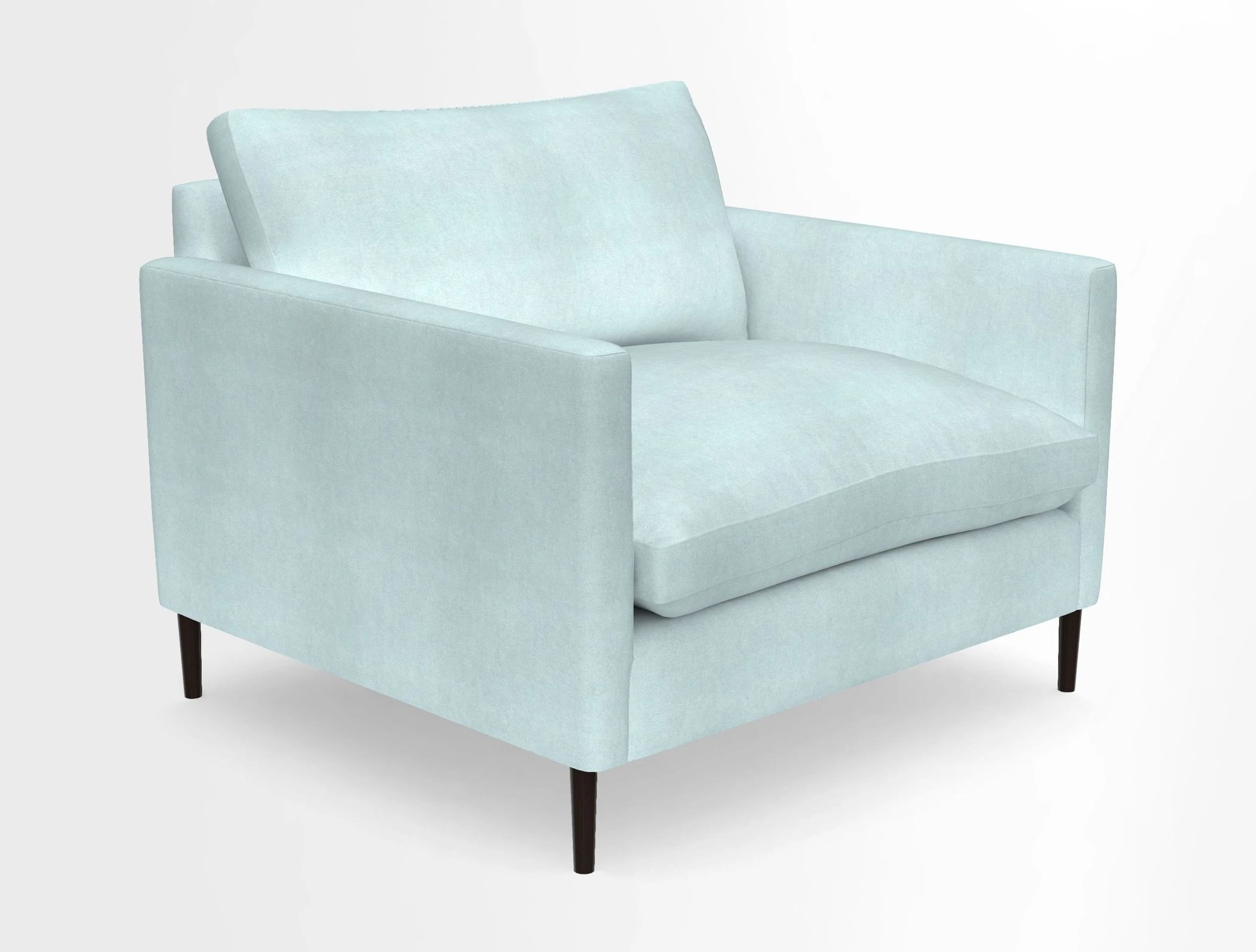 Heyshott Snuggler in Two Tone Plain Biscuit. Loose cover option available