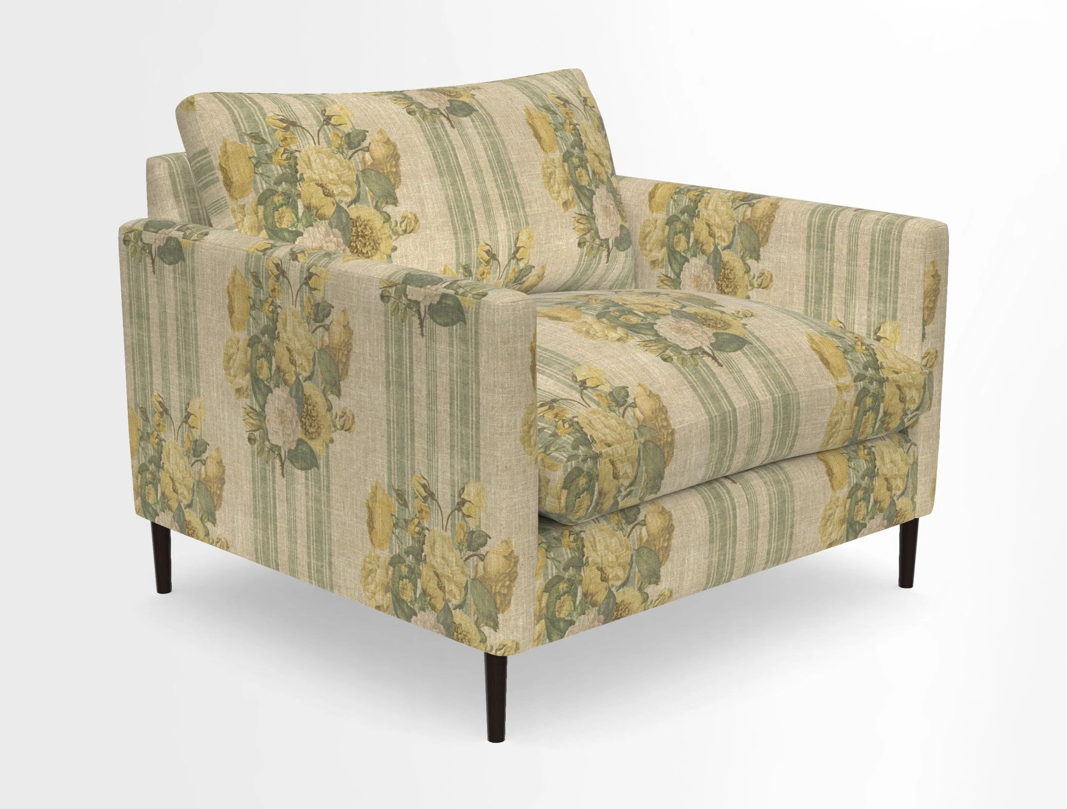 Heyshott Snuggler in Two Tone Plain Biscuit. Loose cover option available