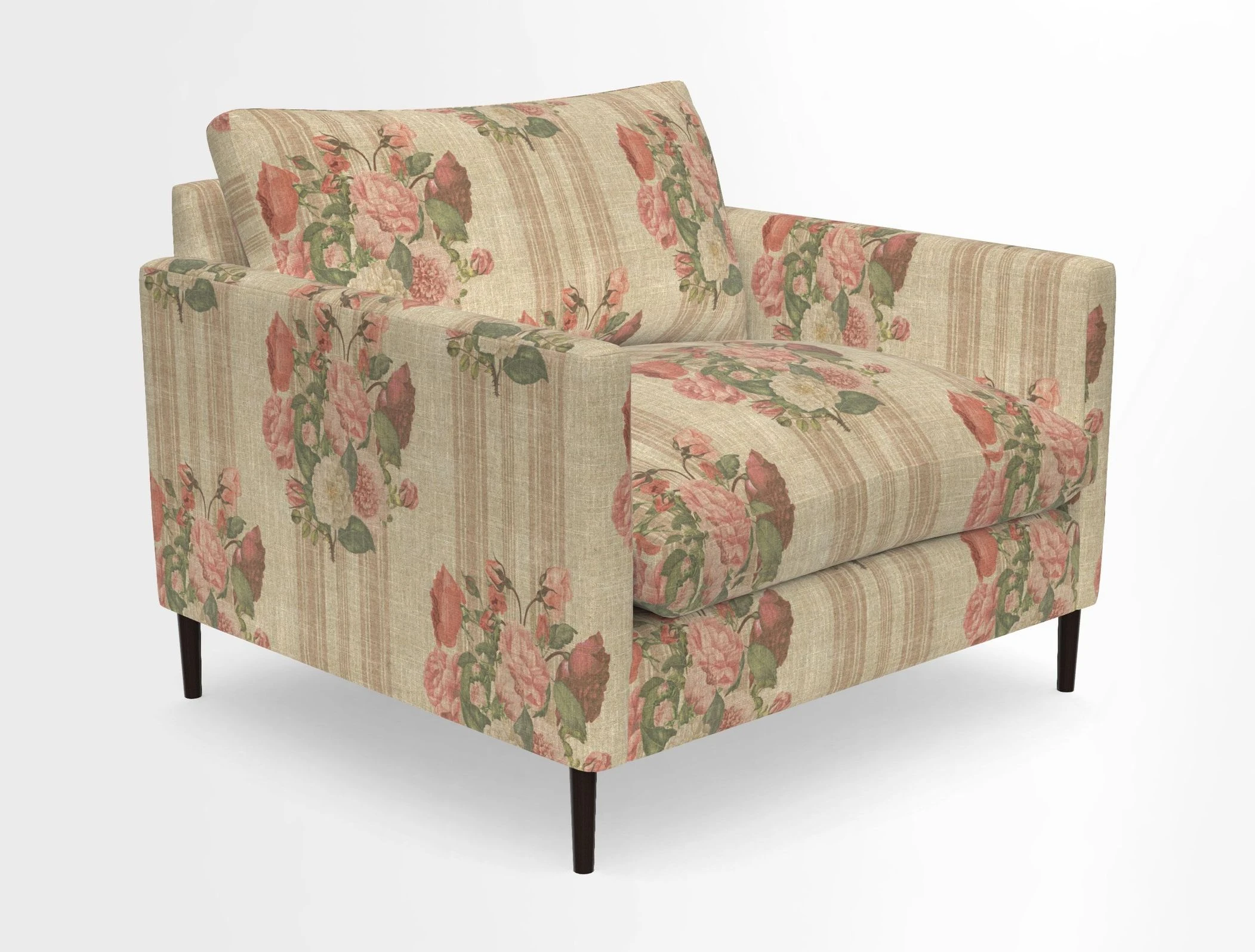 Heyshott Snuggler in Two Tone Plain Biscuit. Loose cover option available