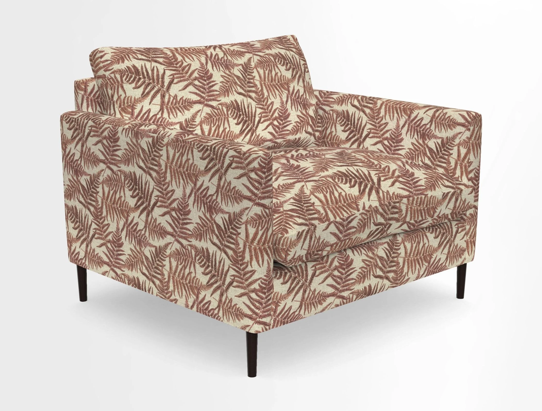 Heyshott Snuggler in Two Tone Plain Biscuit. Loose cover option available
