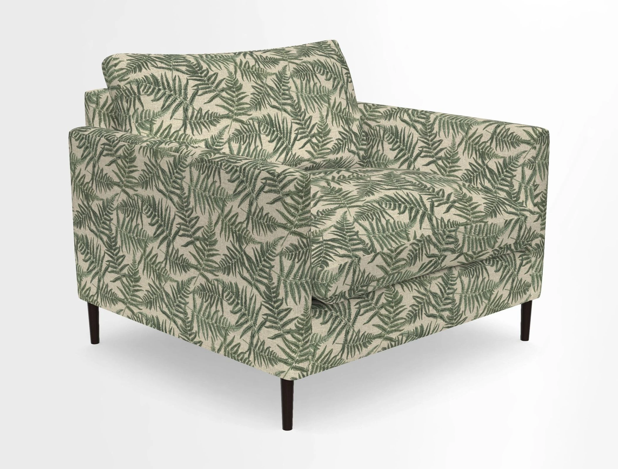 Heyshott Snuggler in Two Tone Plain Biscuit. Loose cover option available