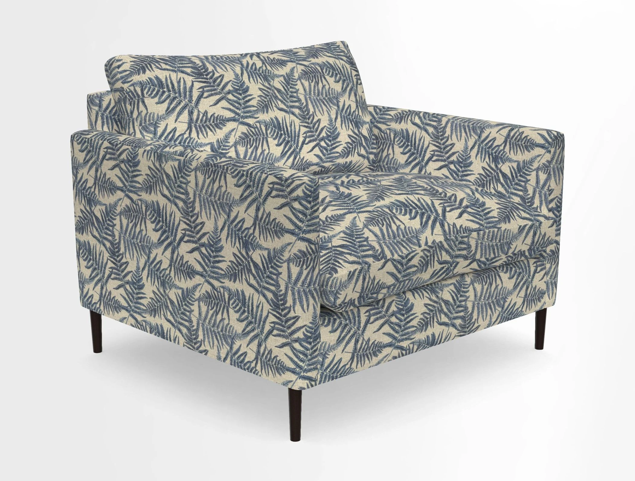 Heyshott Snuggler in Two Tone Plain Biscuit. Loose cover option available