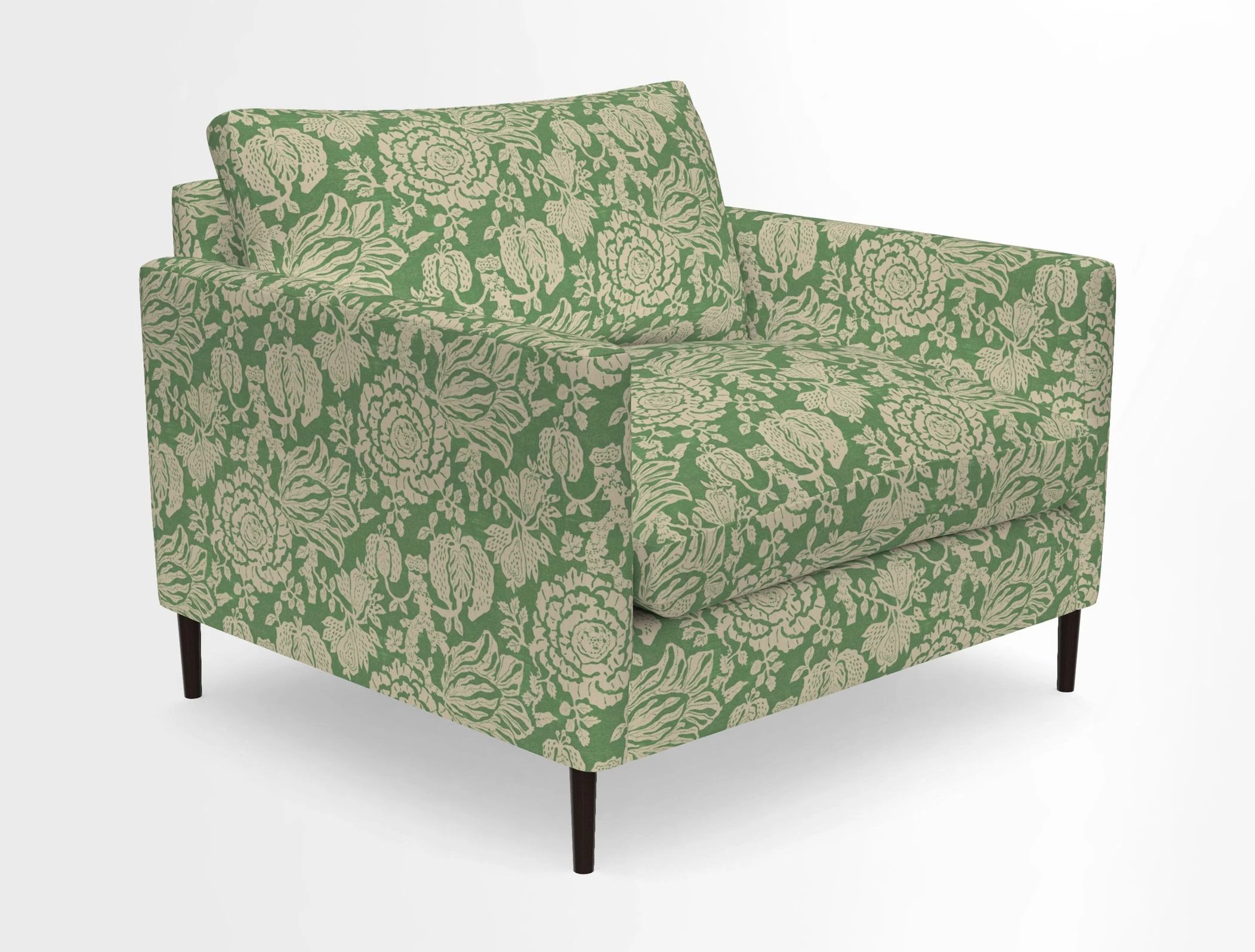 Heyshott Snuggler in Two Tone Plain Biscuit. Loose cover option available