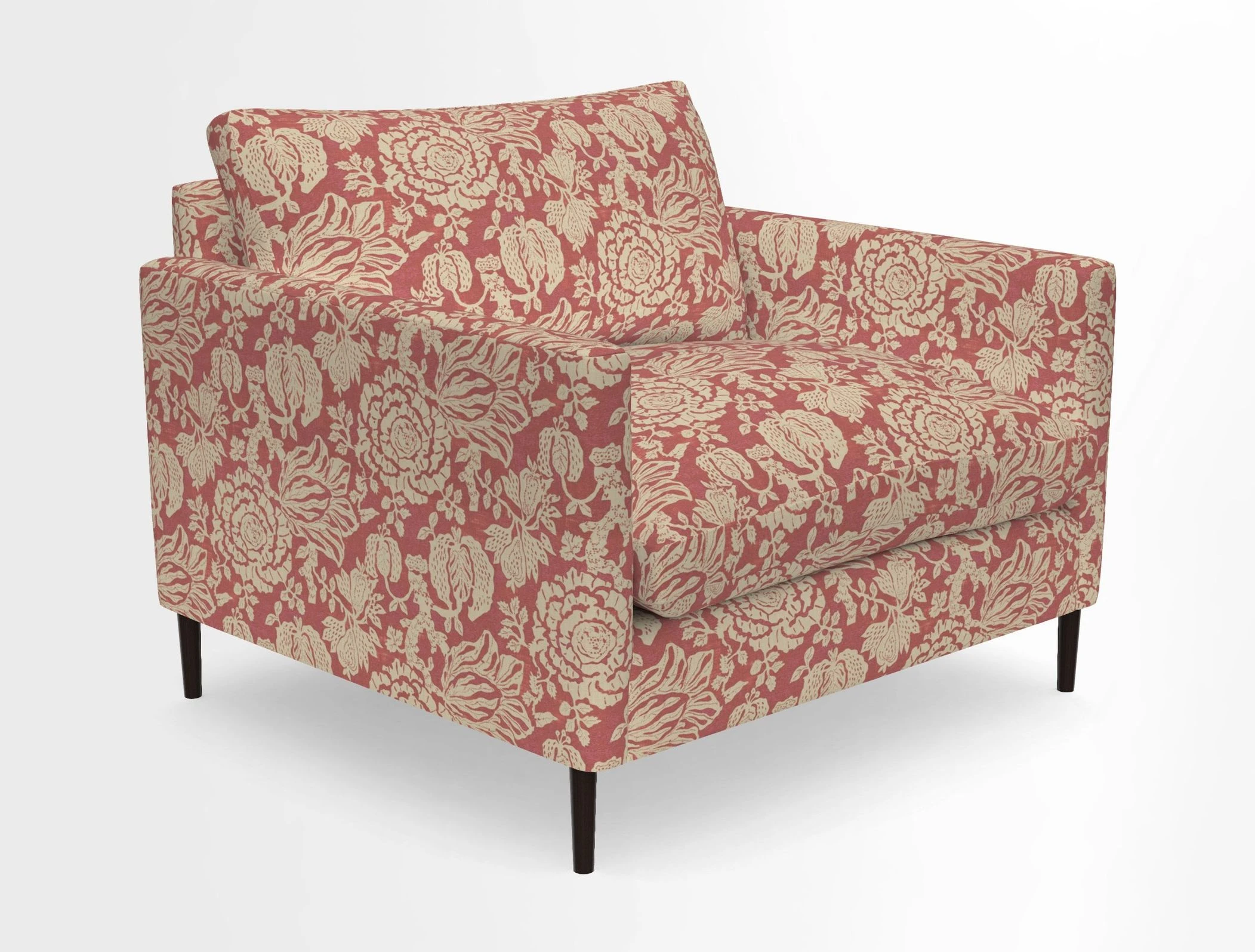 Heyshott Snuggler in Two Tone Plain Biscuit. Loose cover option available