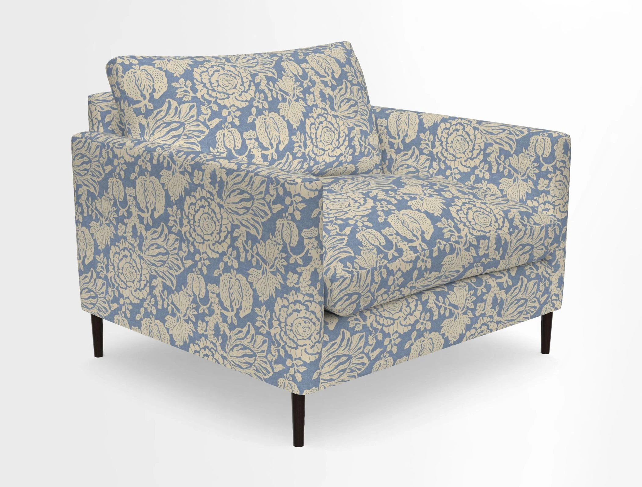 Heyshott Snuggler in Two Tone Plain Biscuit. Loose cover option available