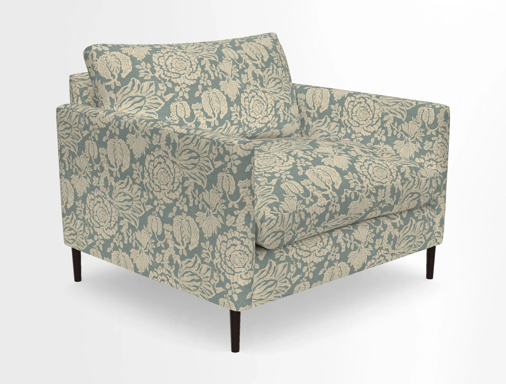 Heyshott Snuggler in Two Tone Plain Biscuit. Loose cover option available