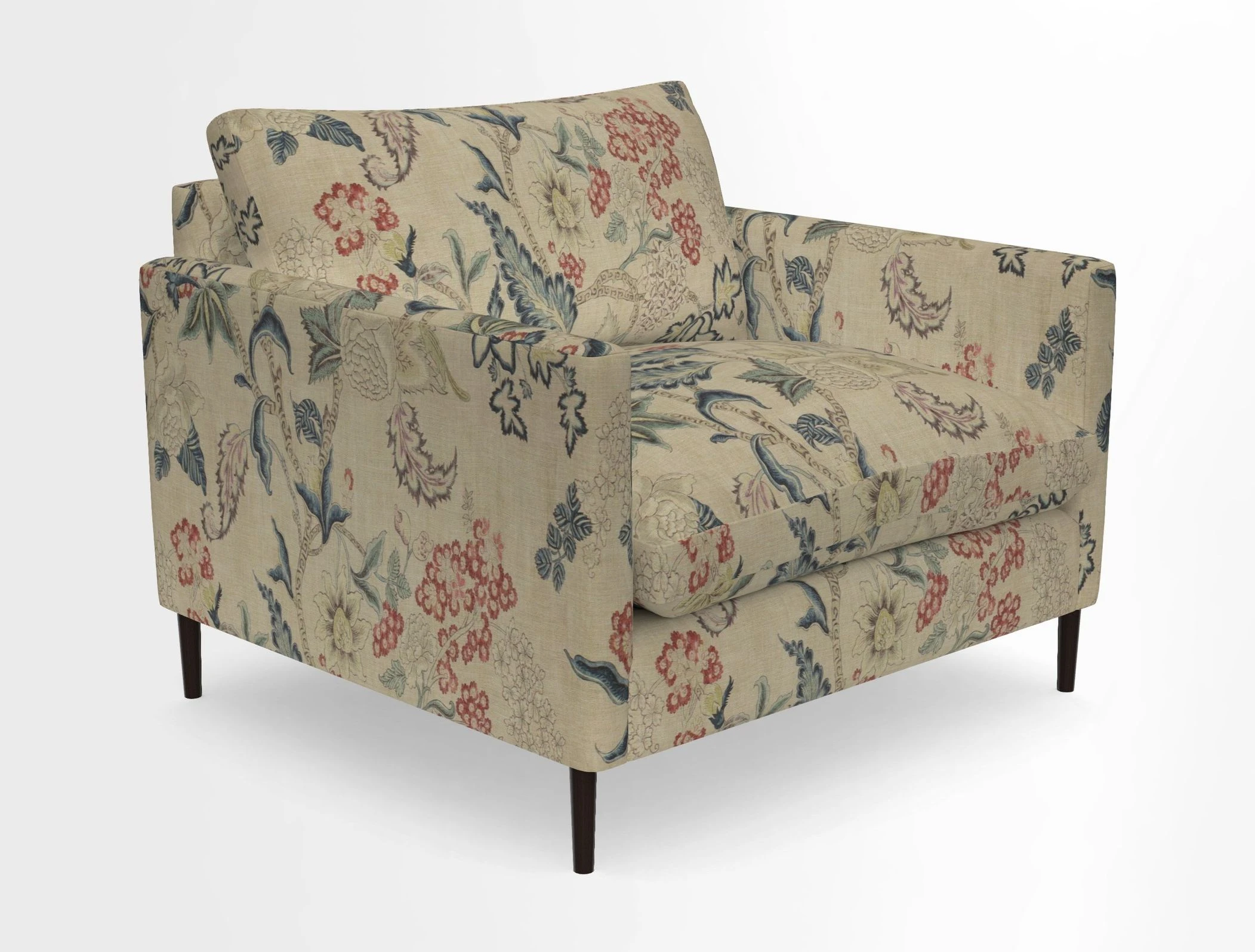 Heyshott Snuggler in Two Tone Plain Biscuit. Loose cover option available