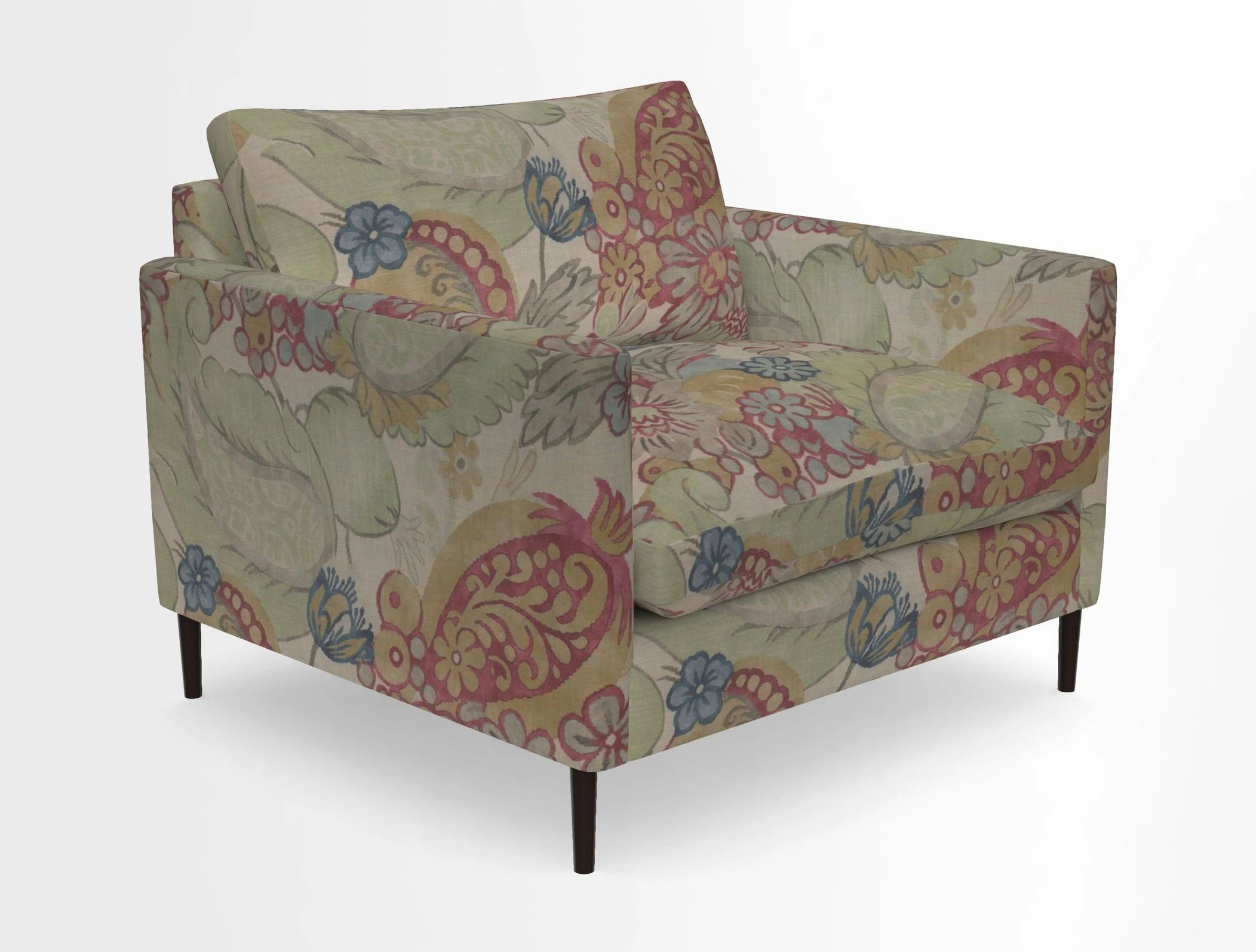 Heyshott Snuggler in Two Tone Plain Biscuit. Loose cover option available