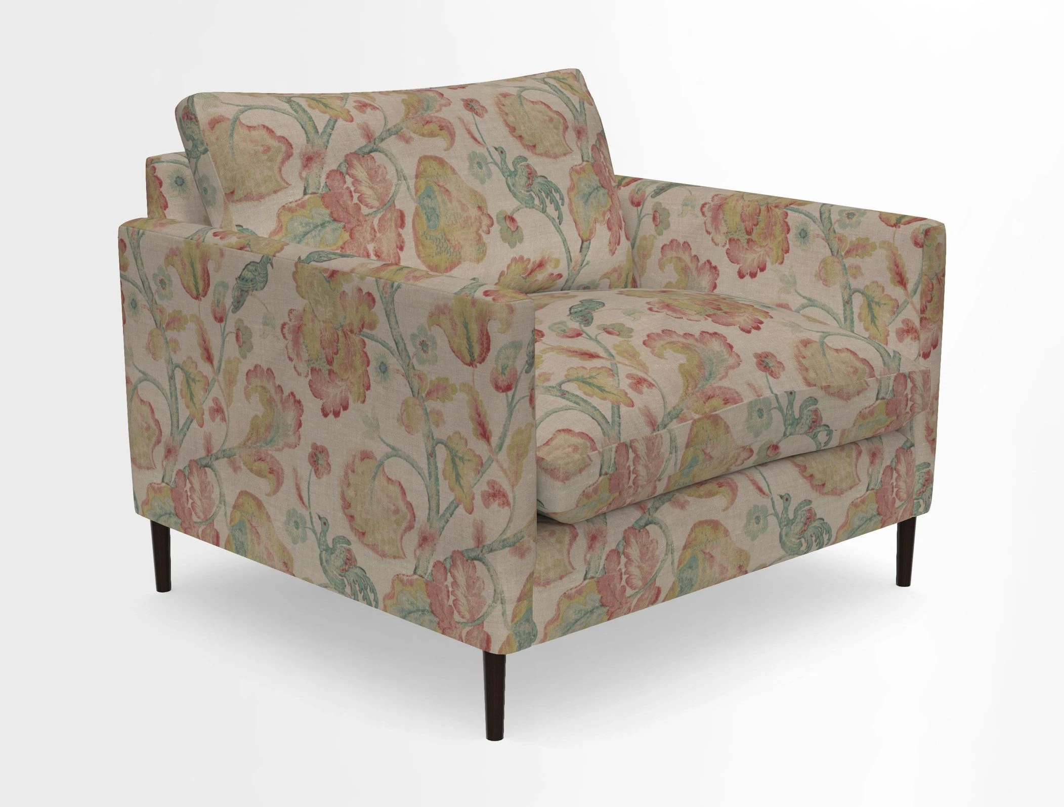 Heyshott Snuggler in Two Tone Plain Biscuit. Loose cover option available