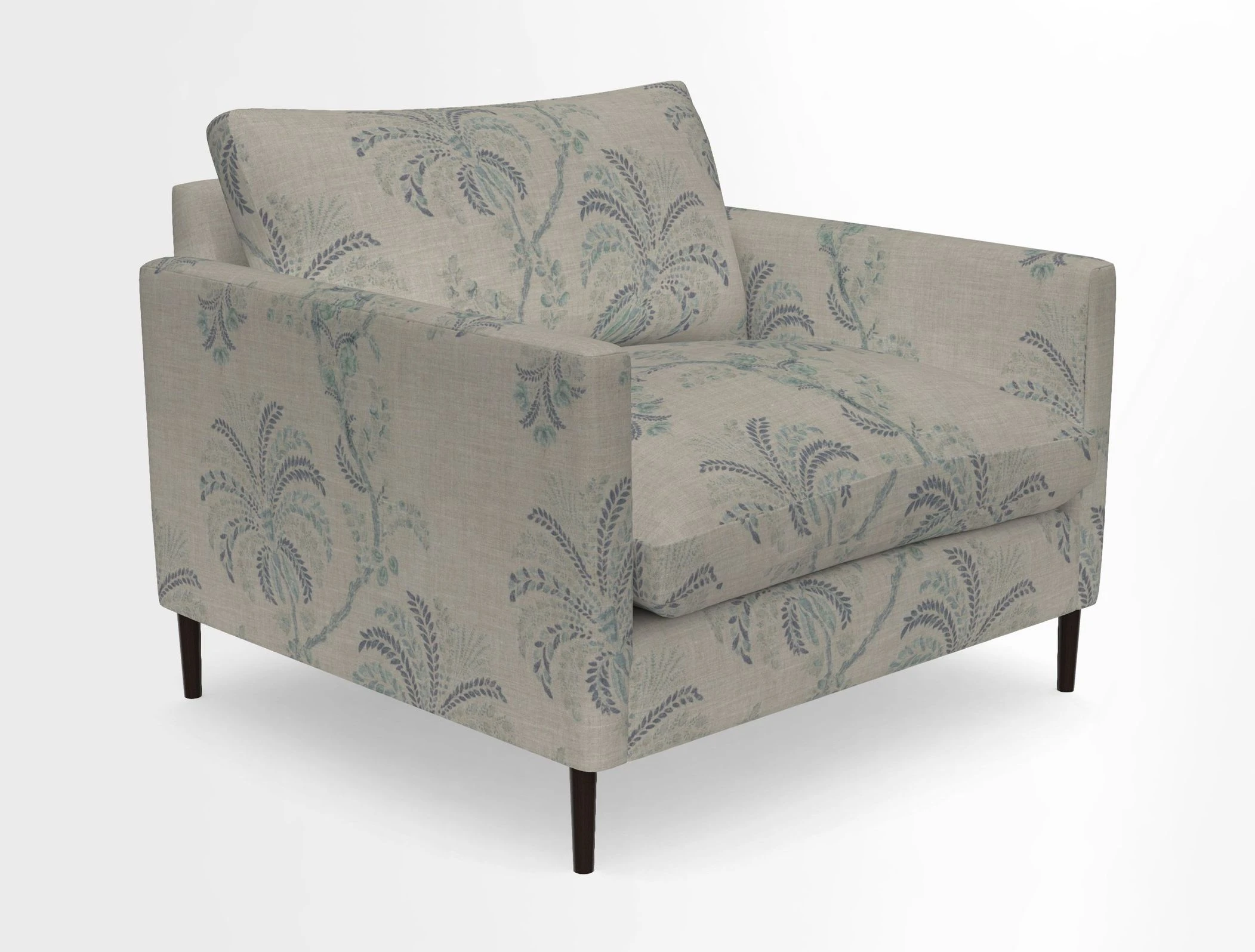 Heyshott Snuggler in Two Tone Plain Biscuit. Loose cover option available