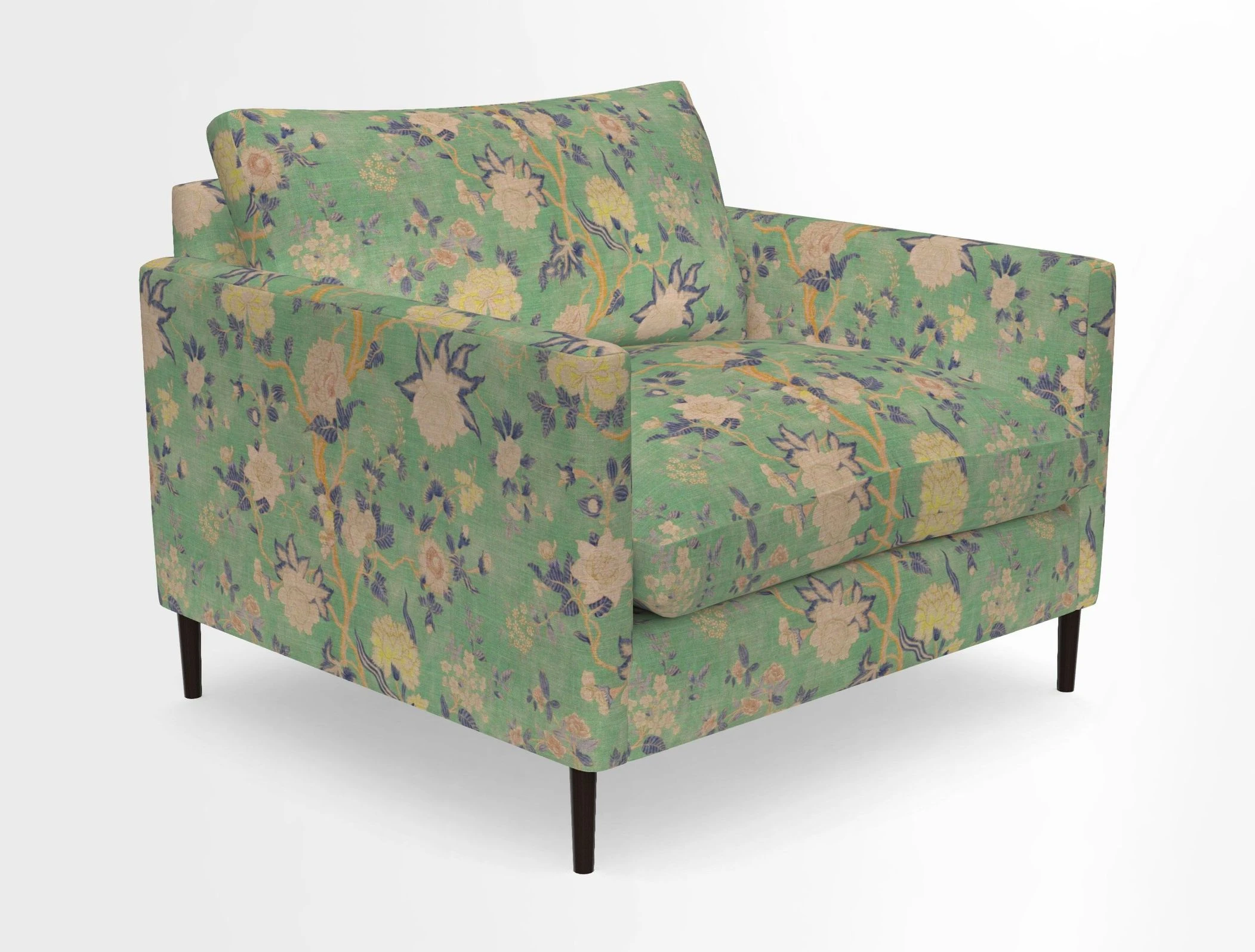 Heyshott Snuggler in Two Tone Plain Biscuit. Loose cover option available