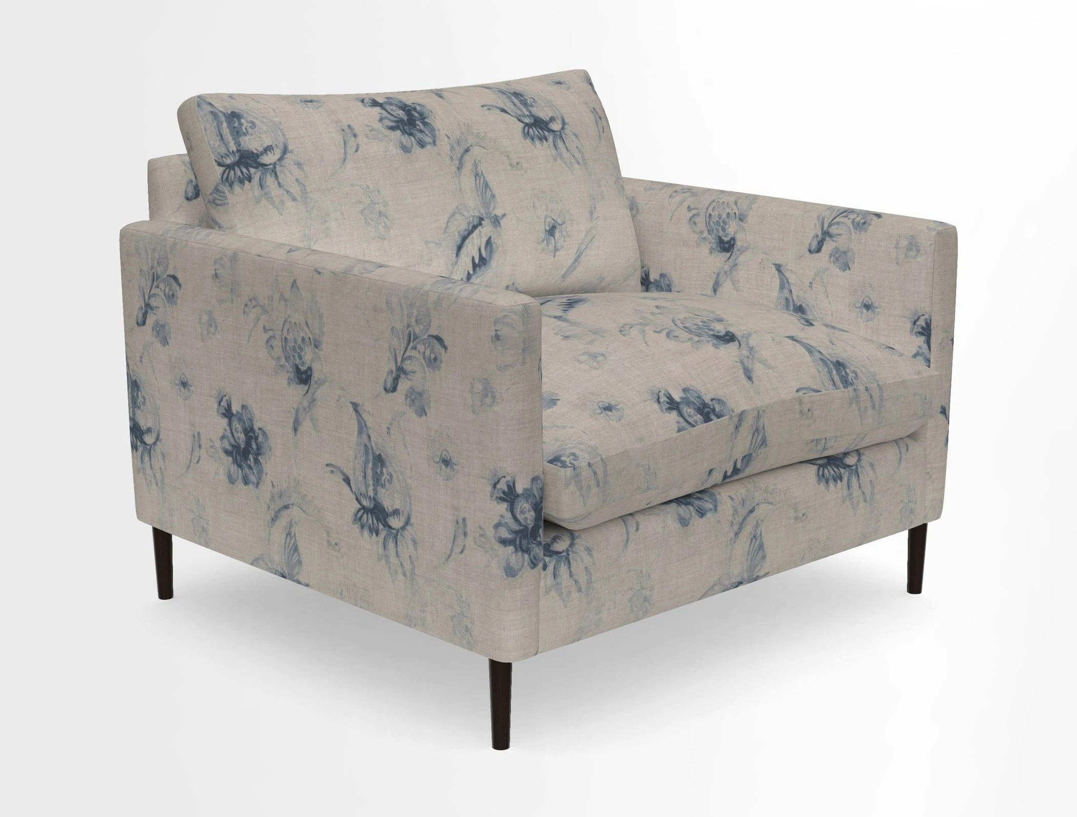 Heyshott Snuggler in Two Tone Plain Biscuit. Loose cover option available