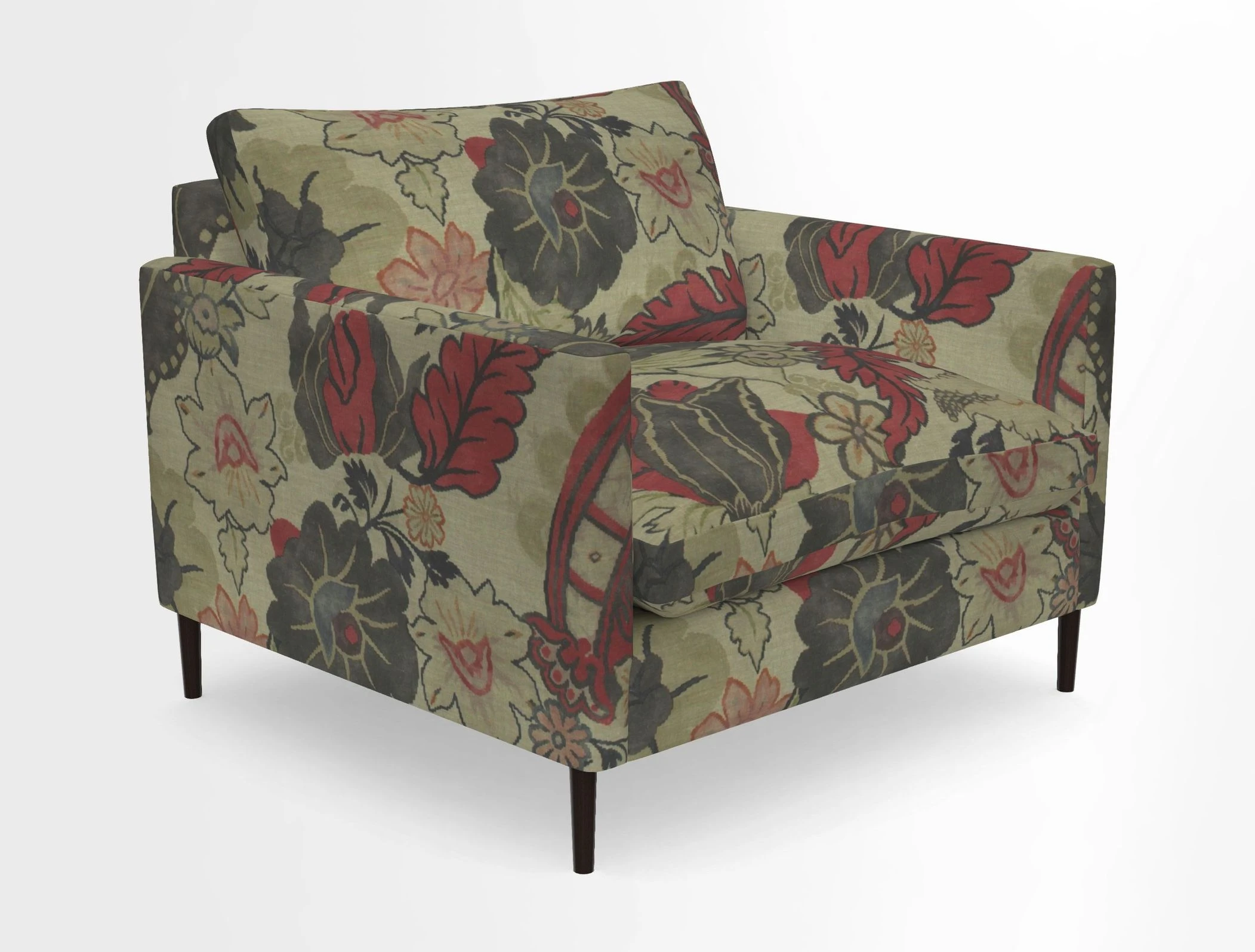Heyshott Snuggler in Two Tone Plain Biscuit. Loose cover option available