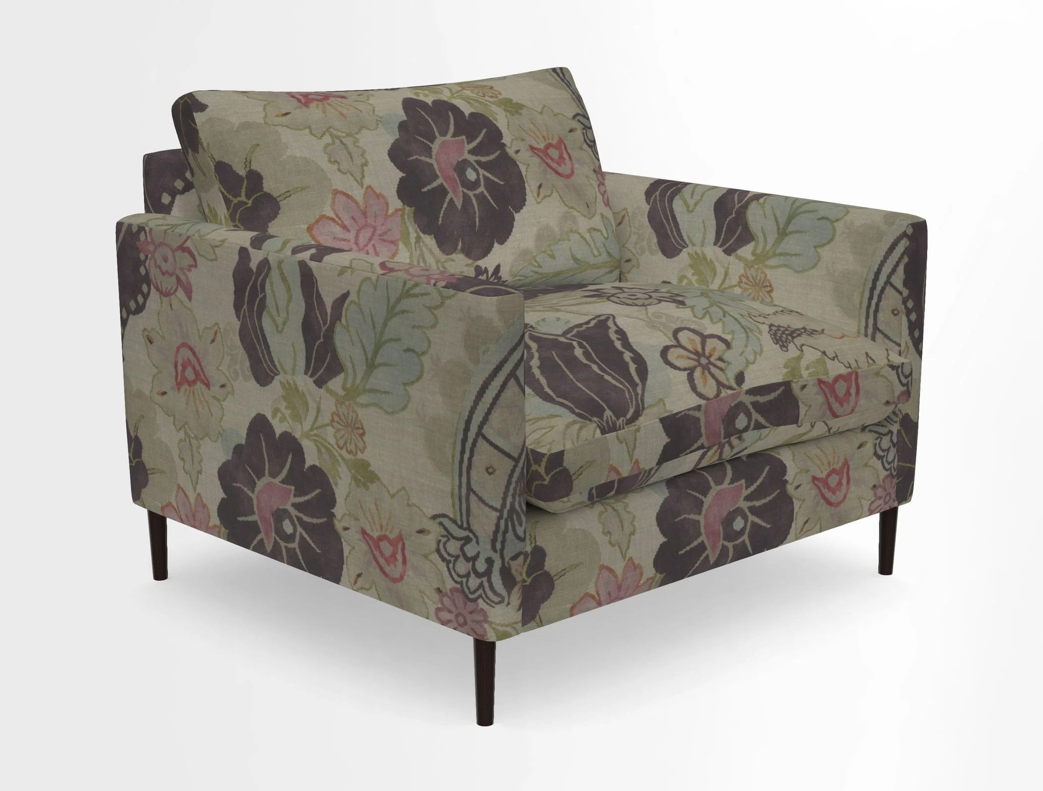 Heyshott Snuggler in Two Tone Plain Biscuit. Loose cover option available