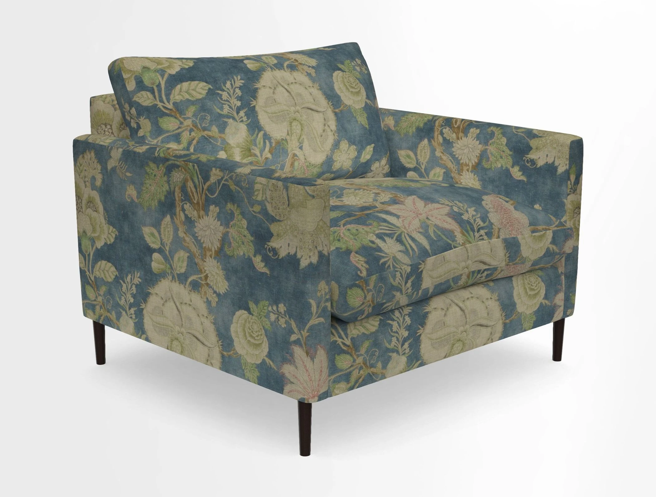 Heyshott Snuggler in Two Tone Plain Biscuit. Loose cover option available