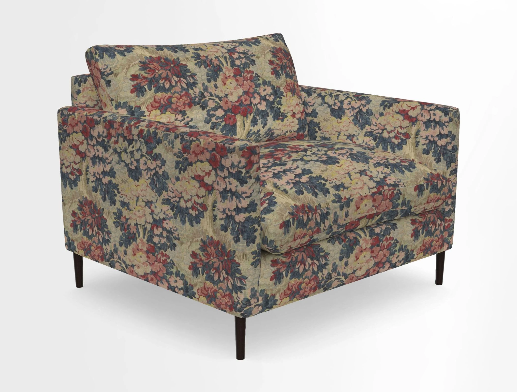 Heyshott Snuggler in Two Tone Plain Biscuit. Loose cover option available