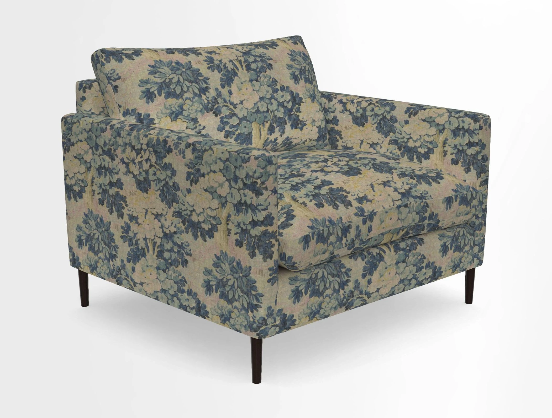 Heyshott Snuggler in Two Tone Plain Biscuit. Loose cover option available