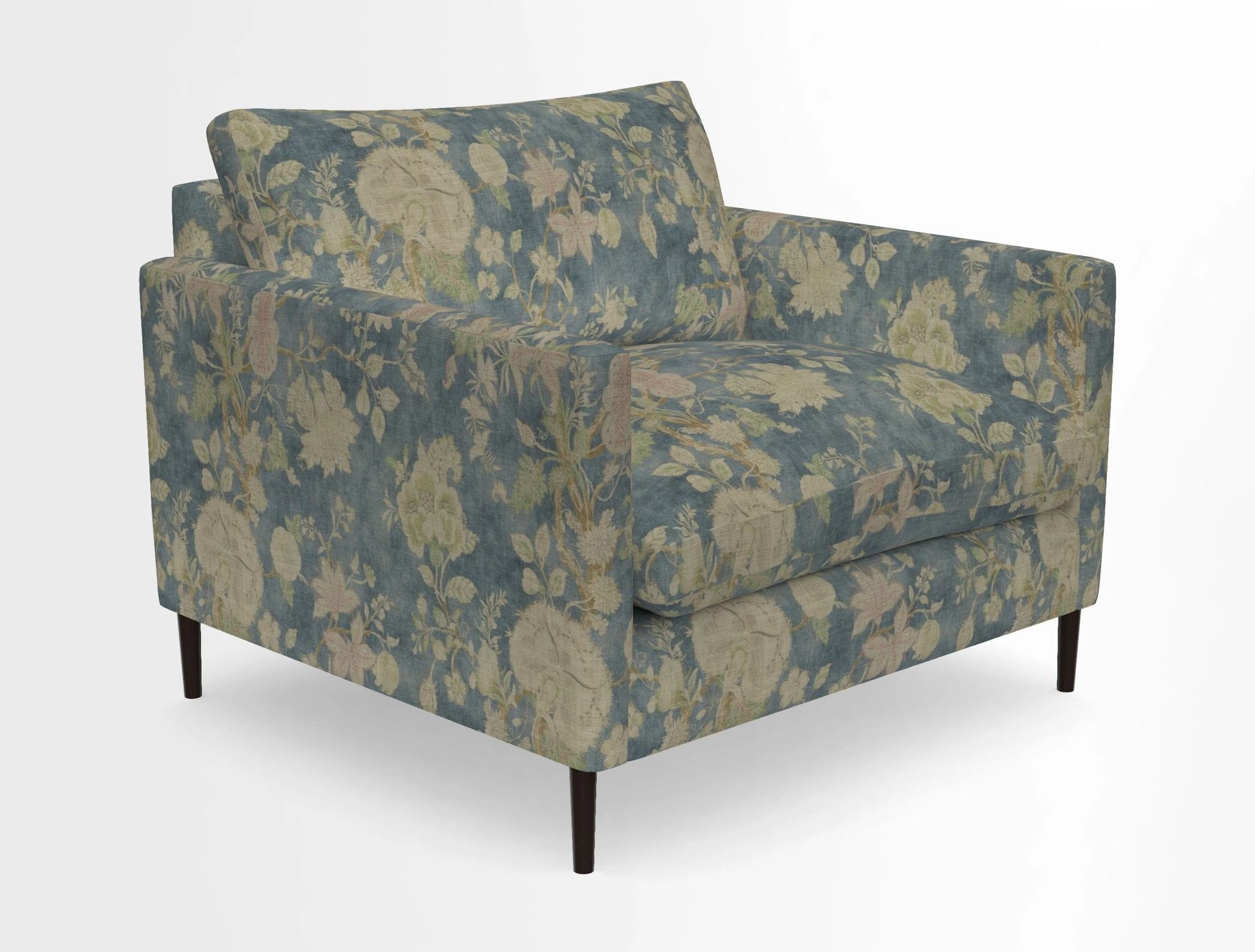 Heyshott Snuggler in Two Tone Plain Biscuit. Loose cover option available