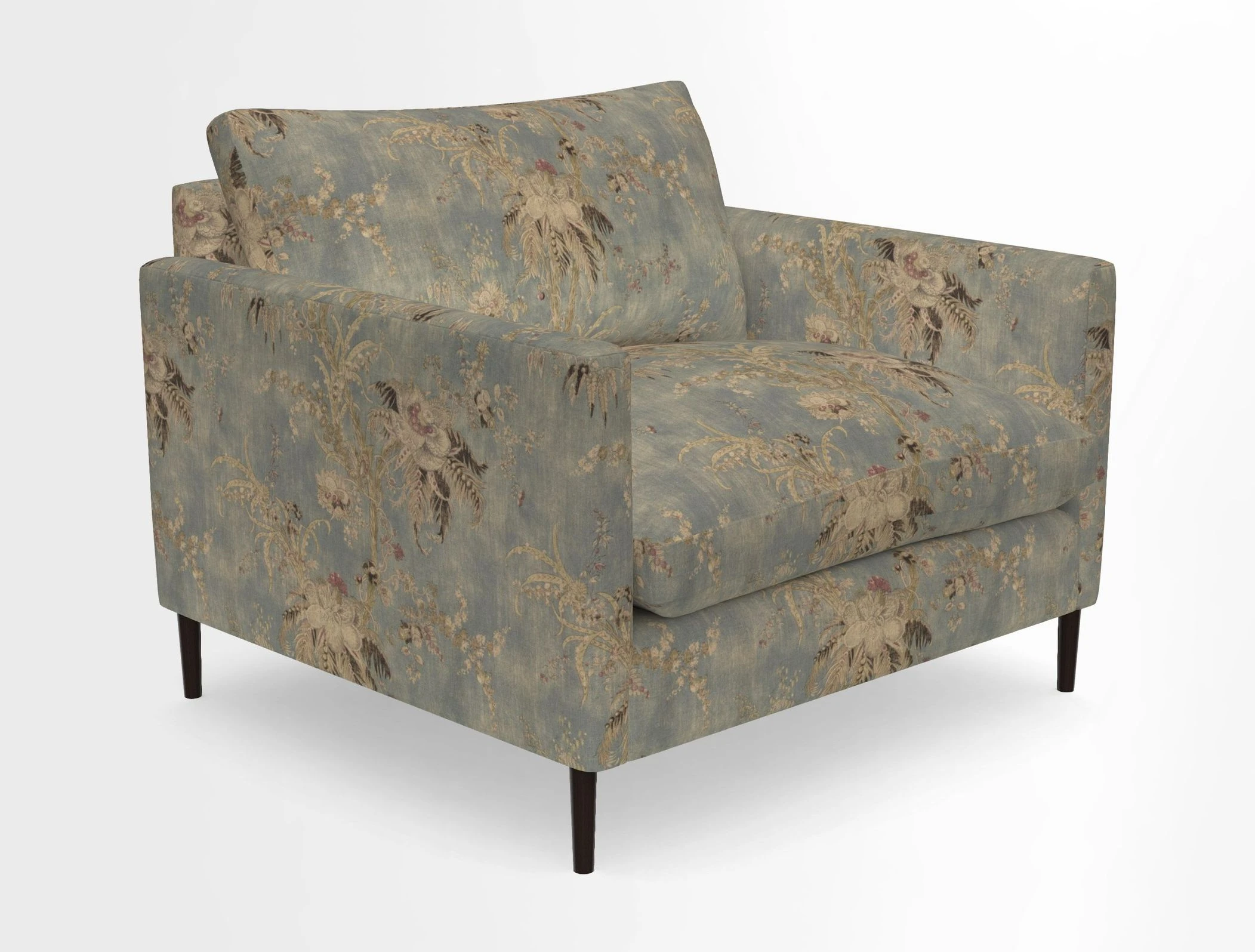 Heyshott Snuggler in Two Tone Plain Biscuit. Loose cover option available