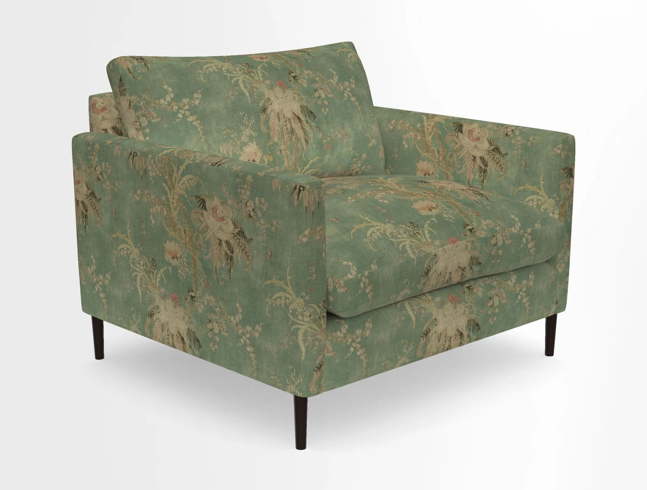Heyshott Snuggler in Two Tone Plain Biscuit. Loose cover option available