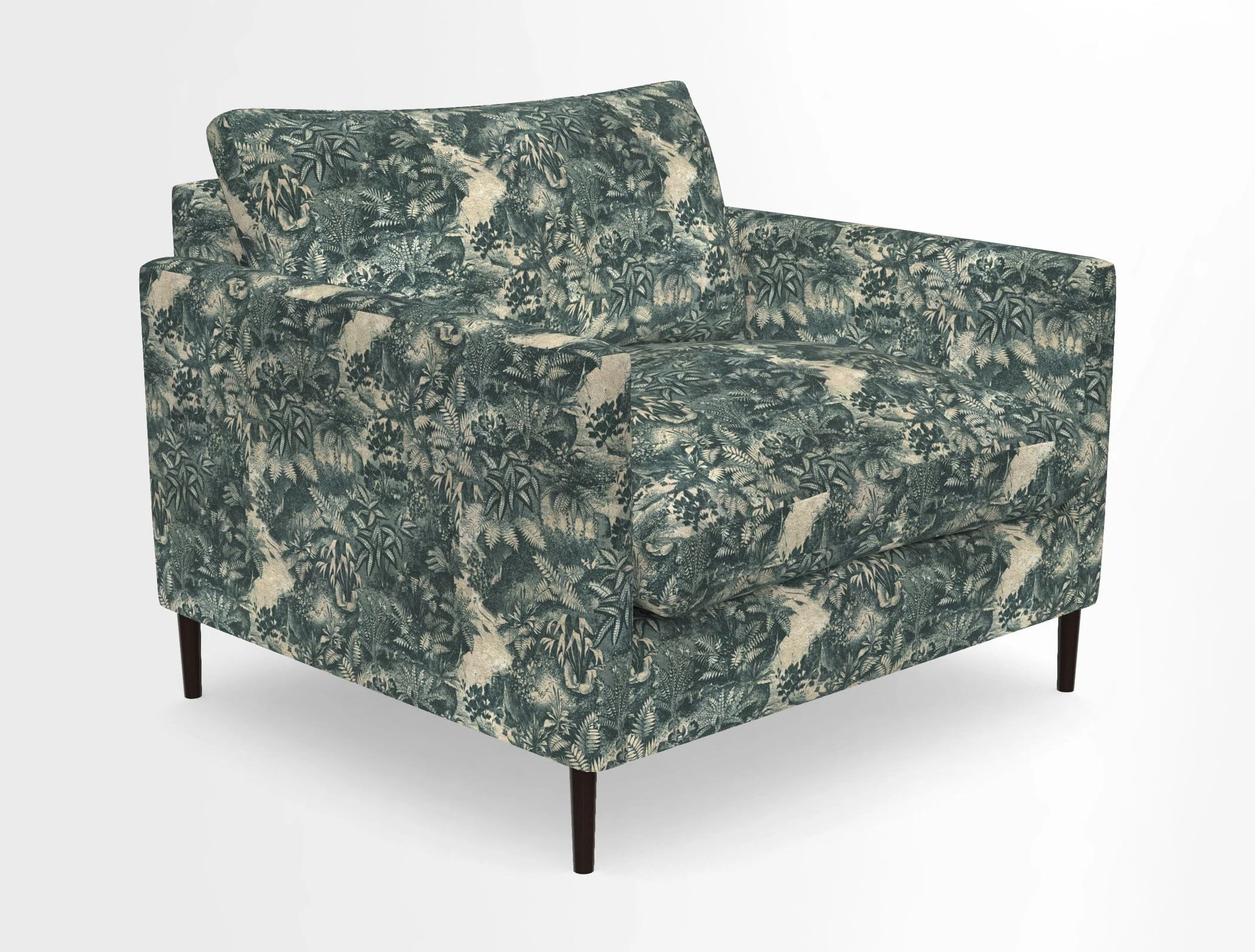 Heyshott Snuggler in Two Tone Plain Biscuit. Loose cover option available