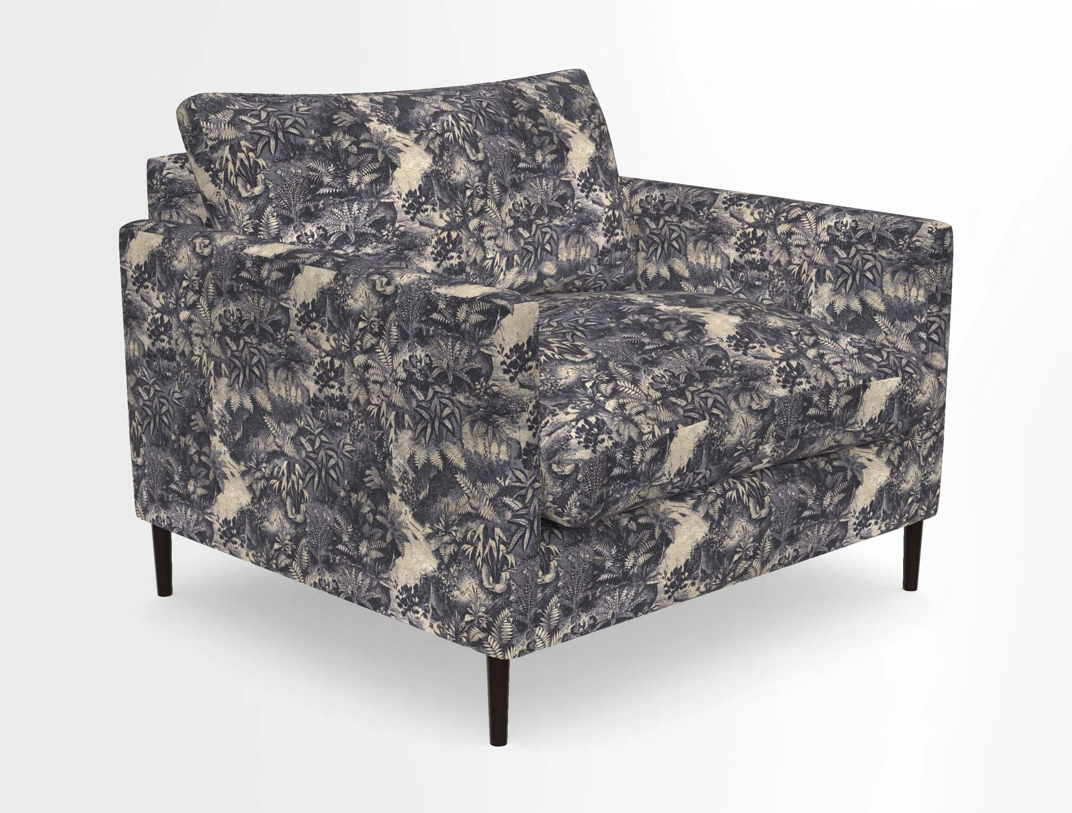 Heyshott Snuggler in Two Tone Plain Biscuit. Loose cover option available