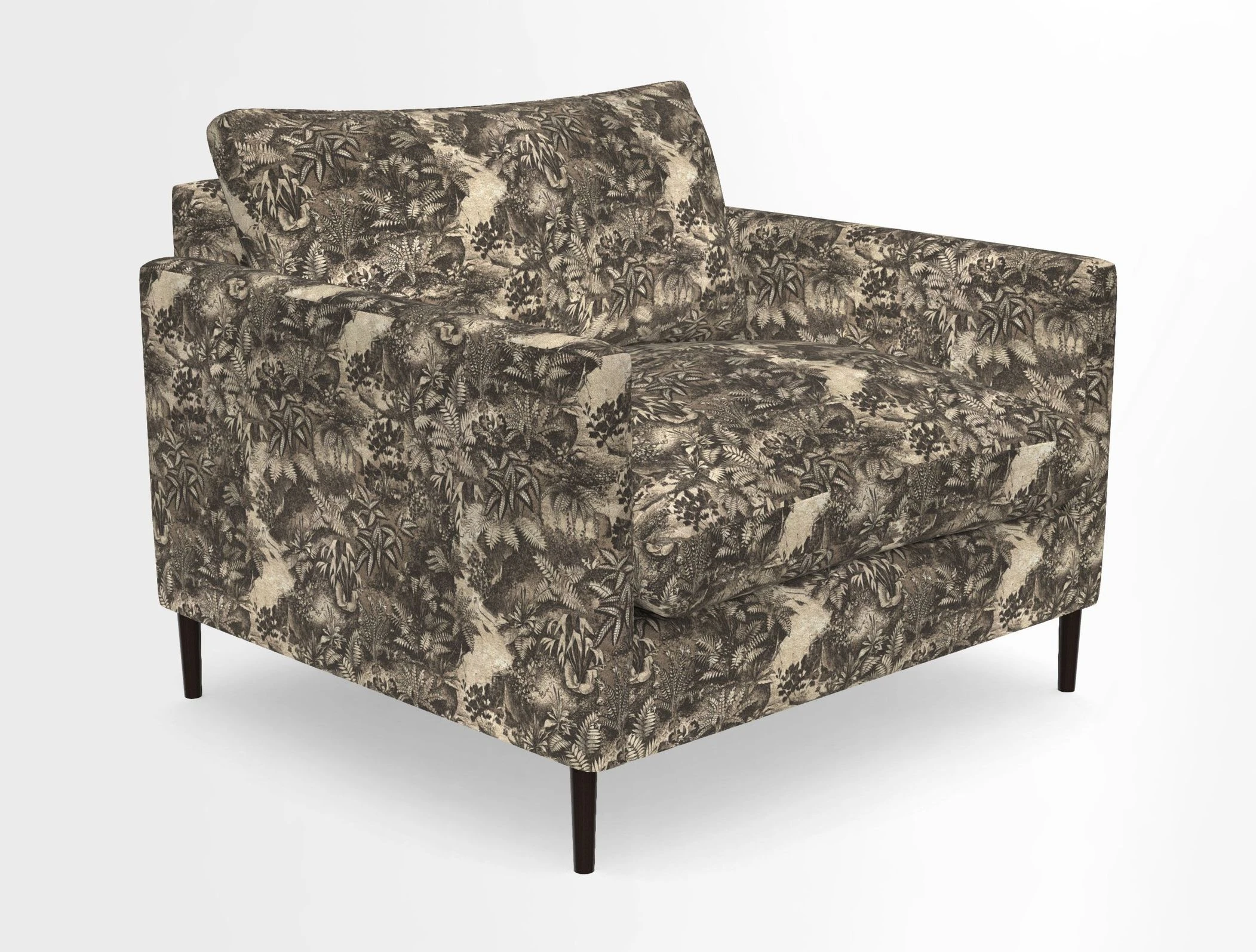 Heyshott Snuggler in Two Tone Plain Biscuit. Loose cover option available