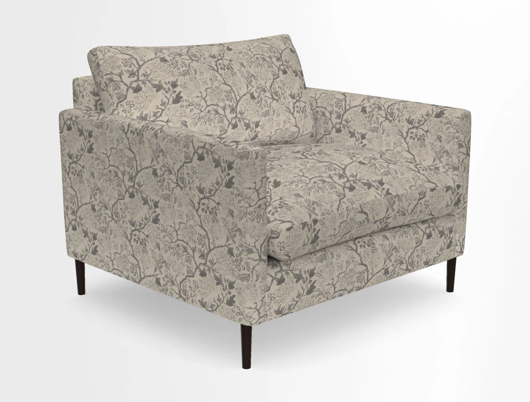 Heyshott Snuggler in Two Tone Plain Biscuit. Loose cover option available