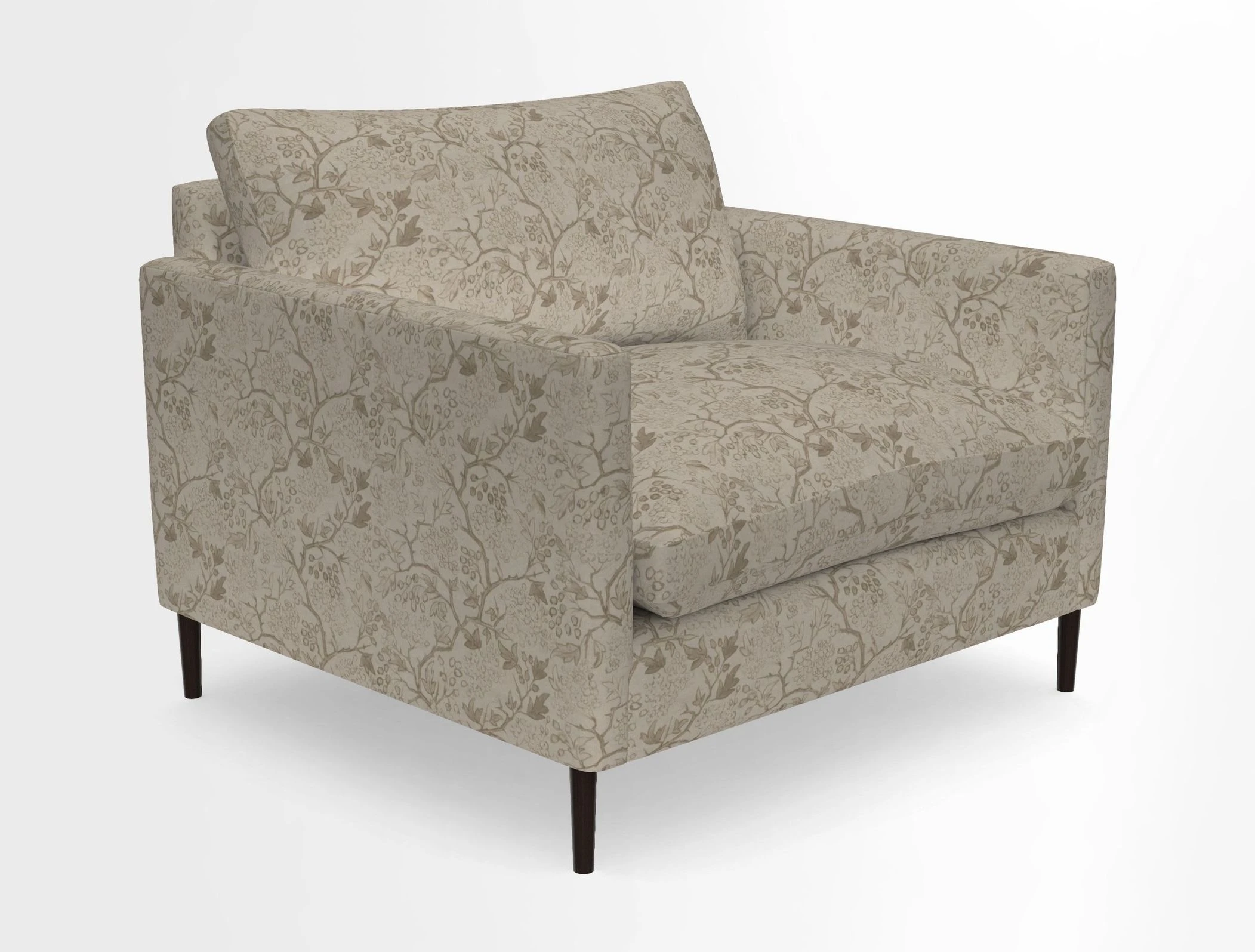 Heyshott Snuggler in Two Tone Plain Biscuit. Loose cover option available