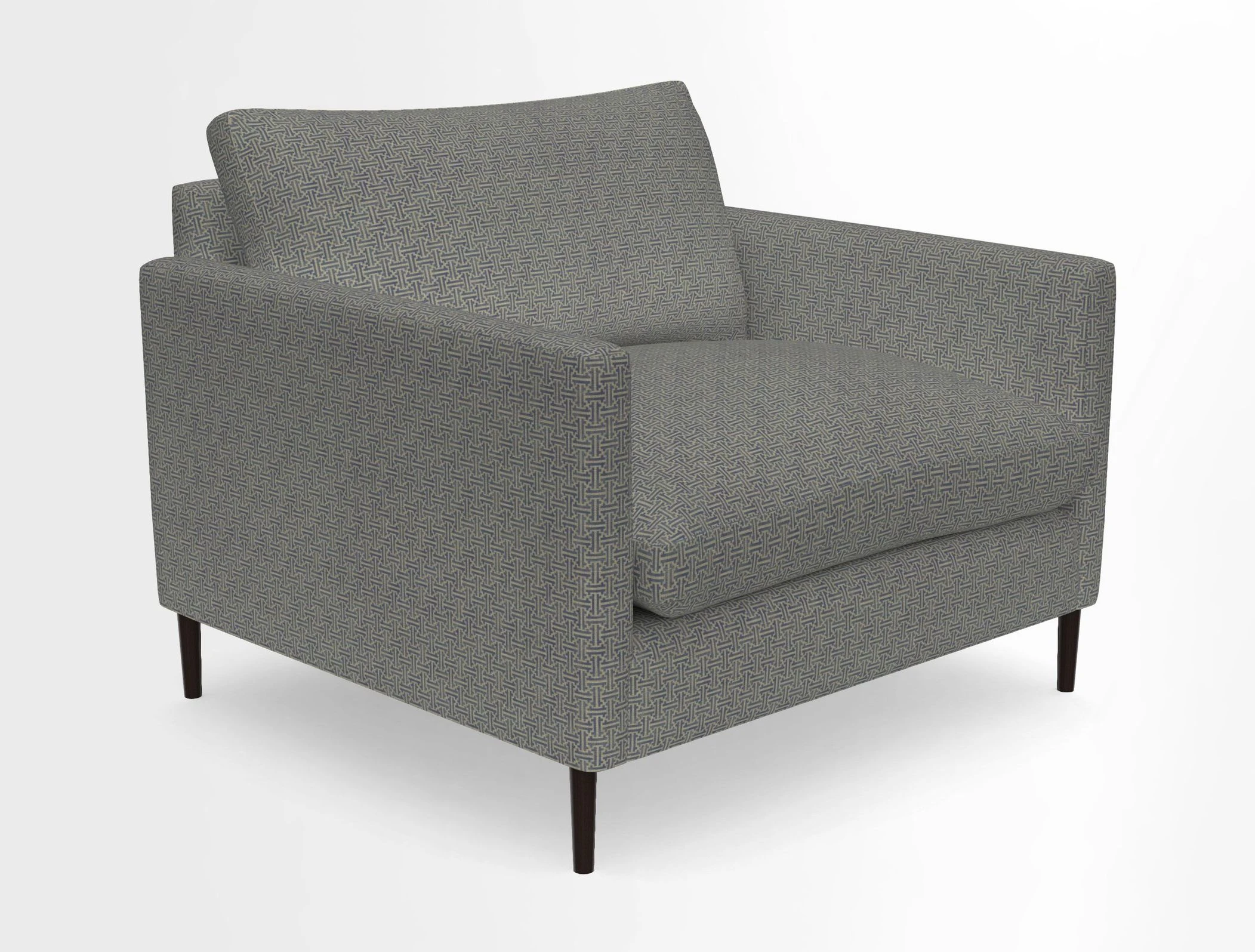 Heyshott Snuggler in Two Tone Plain Biscuit. Loose cover option available