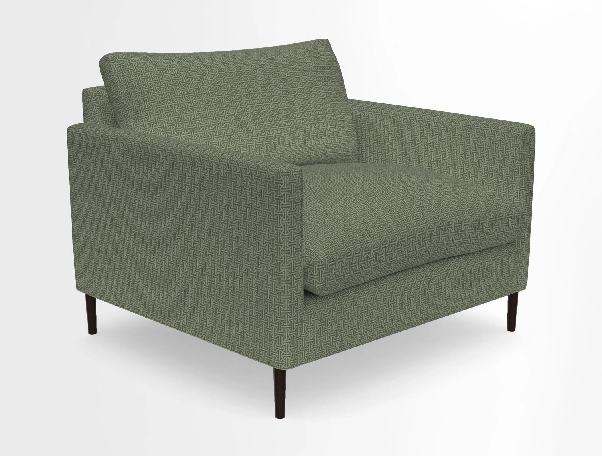 Heyshott Snuggler in Two Tone Plain Biscuit. Loose cover option available