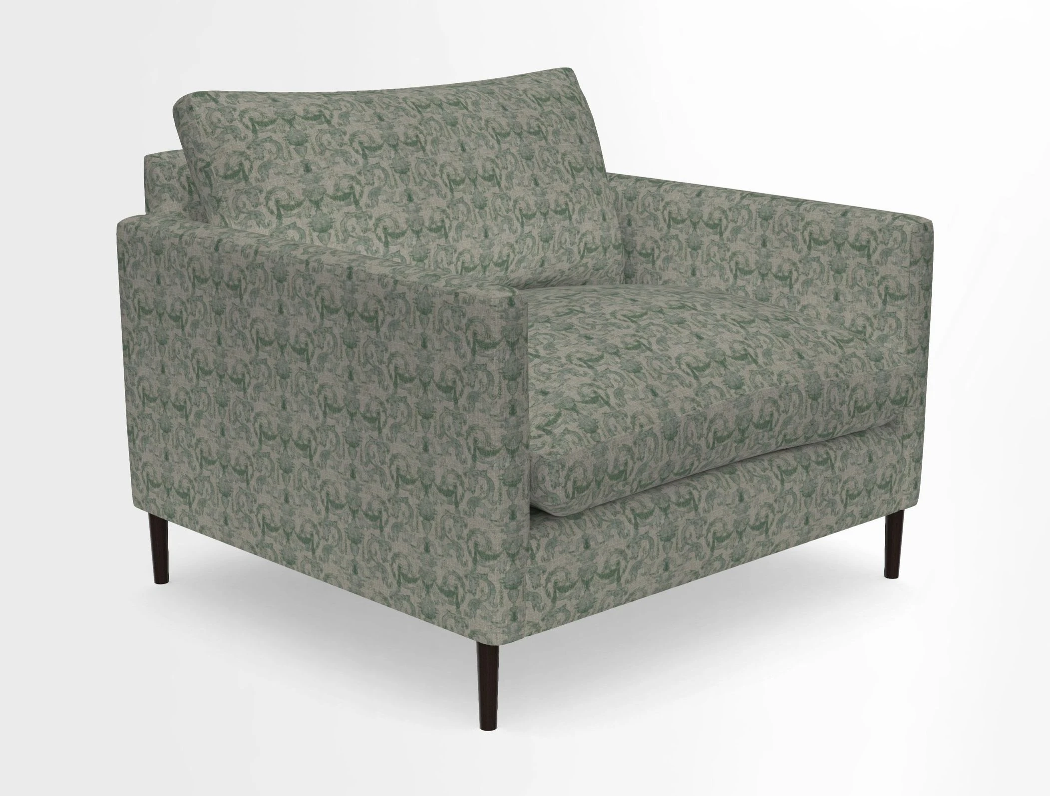 Heyshott Snuggler in Two Tone Plain Biscuit. Loose cover option available