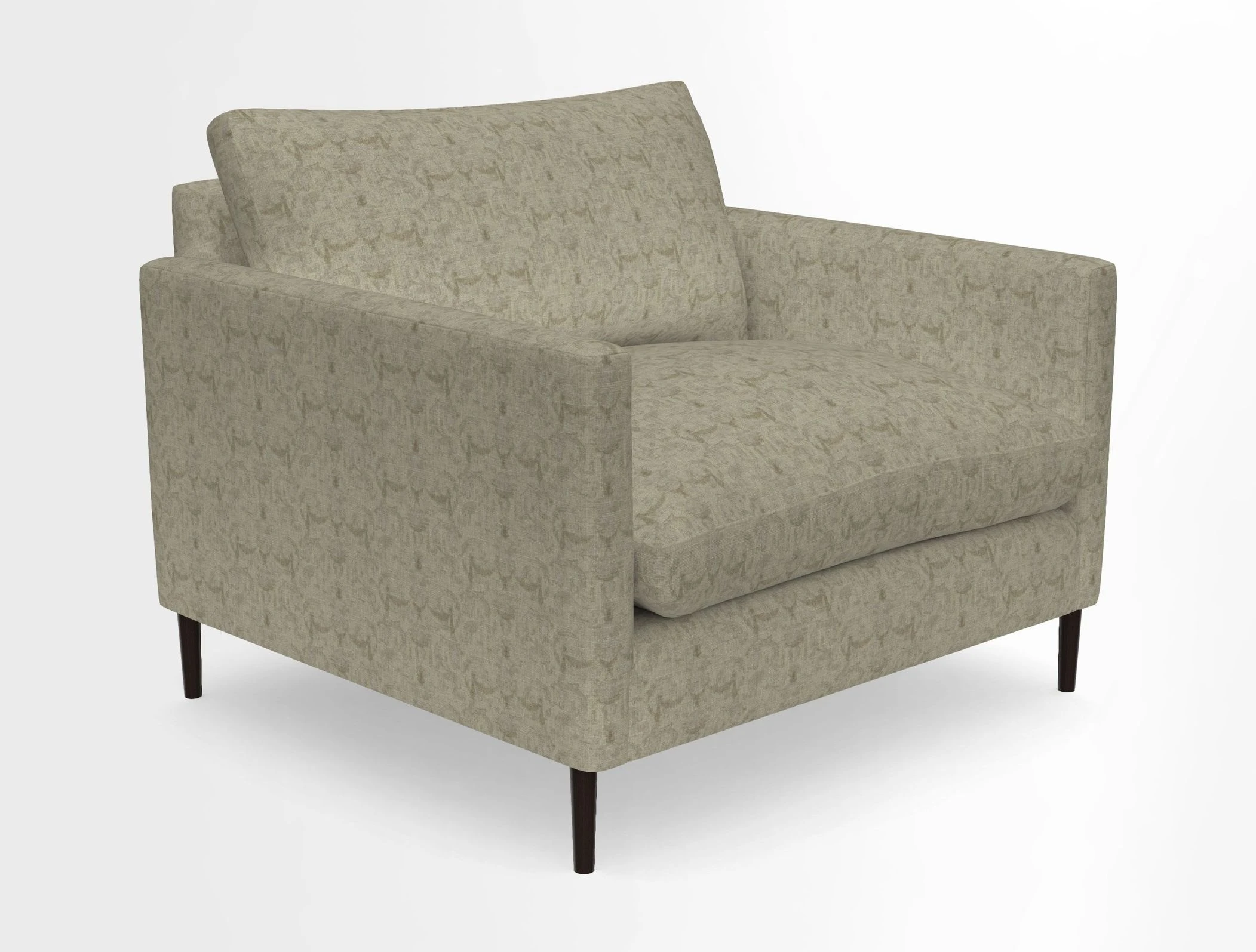 Heyshott Snuggler in Two Tone Plain Biscuit. Loose cover option available