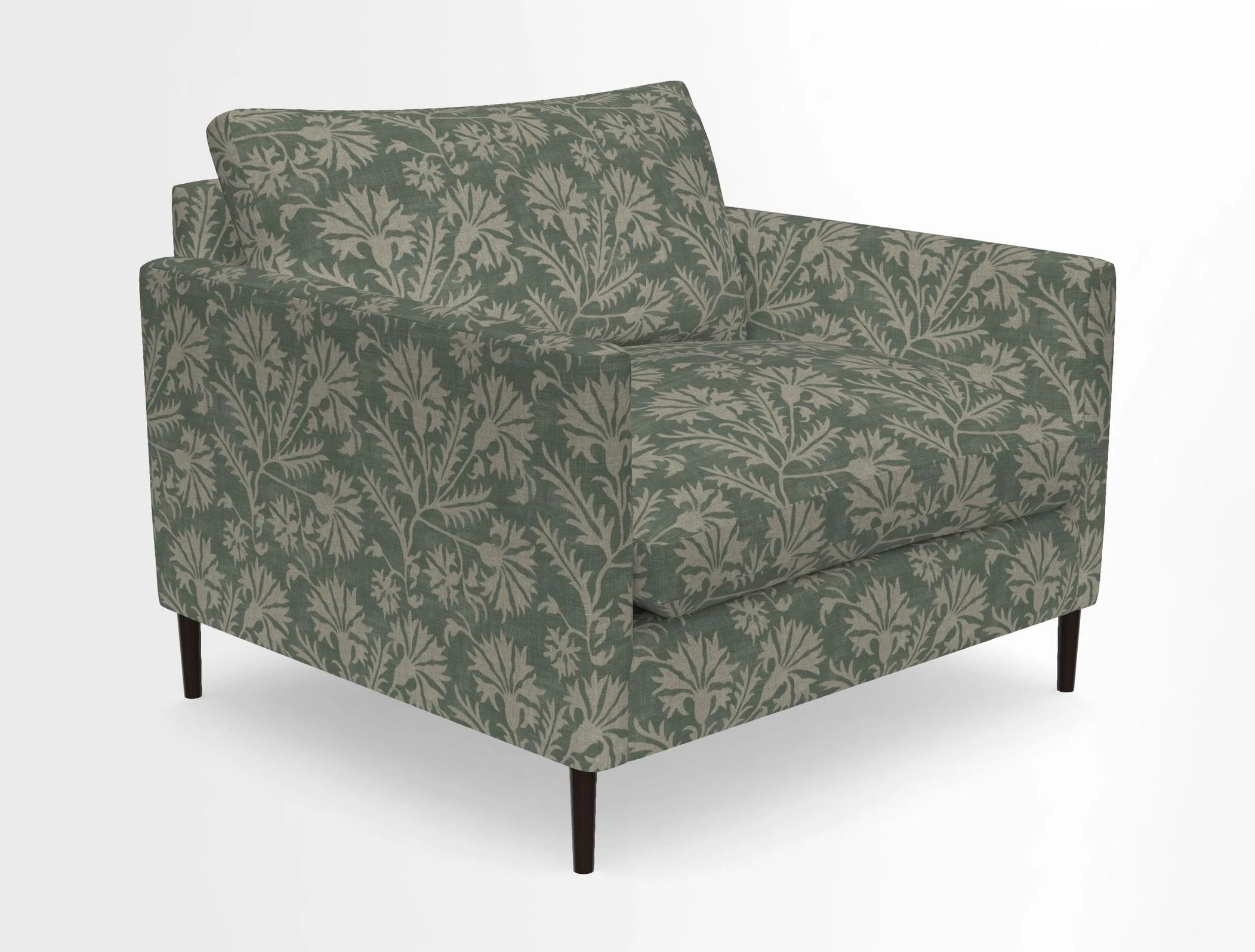 Heyshott Snuggler in Two Tone Plain Biscuit. Loose cover option available