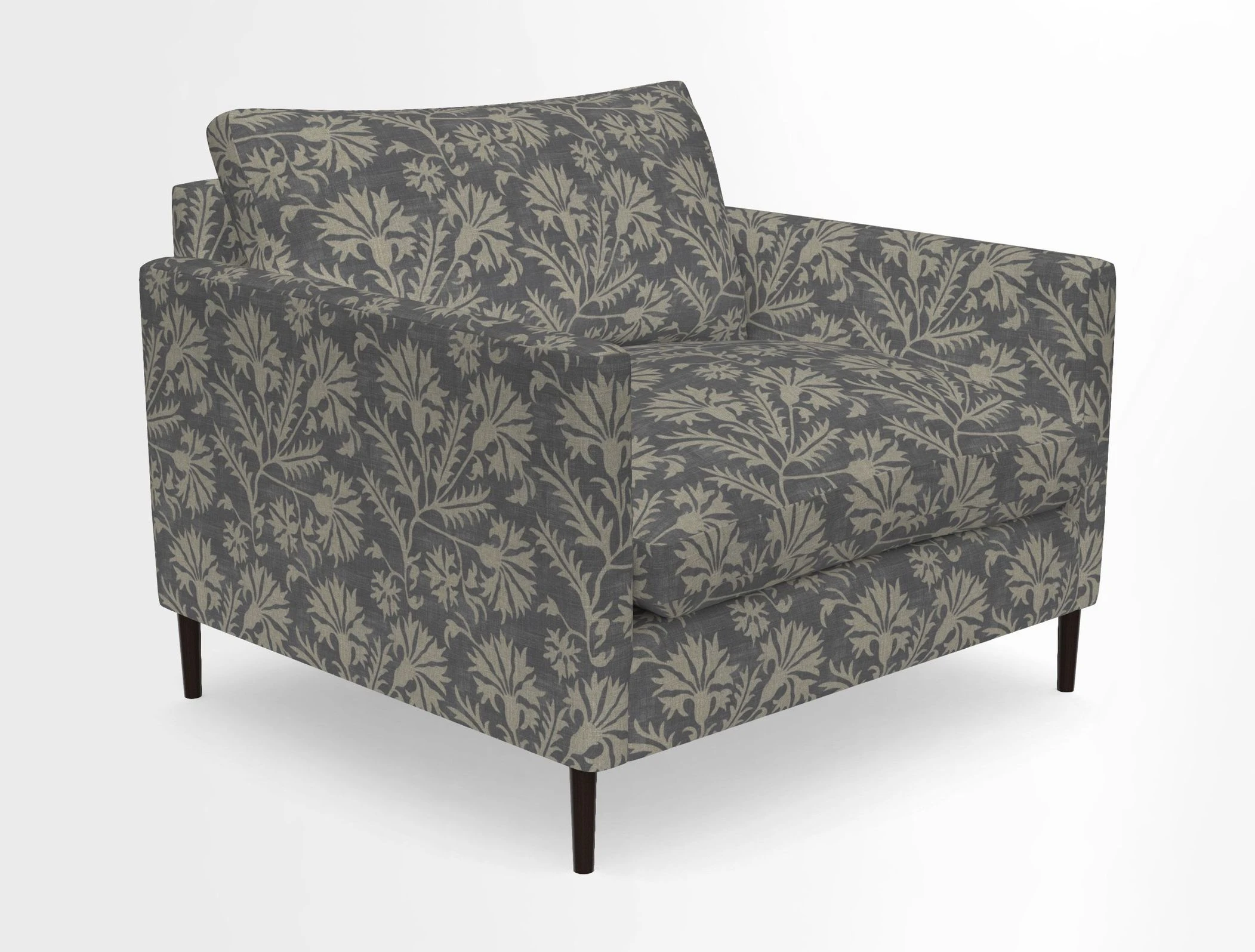 Heyshott Snuggler in Two Tone Plain Biscuit. Loose cover option available