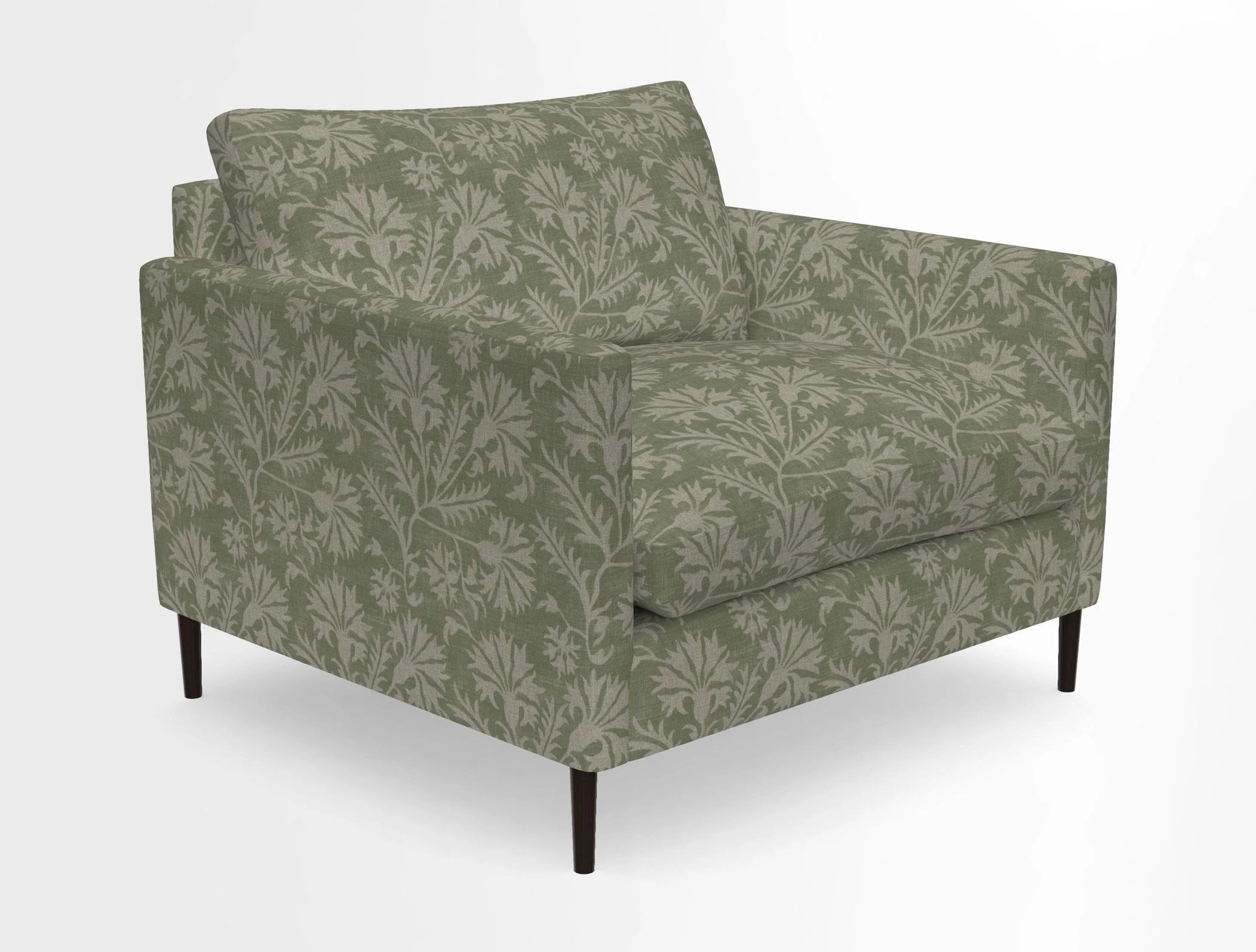 Heyshott Snuggler in Two Tone Plain Biscuit. Loose cover option available