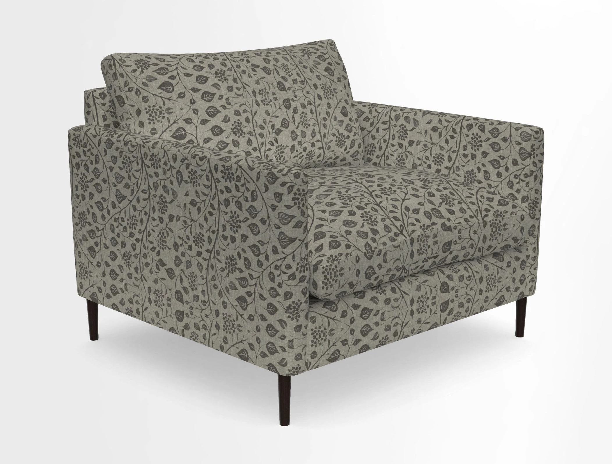 Heyshott Snuggler in Two Tone Plain Biscuit. Loose cover option available
