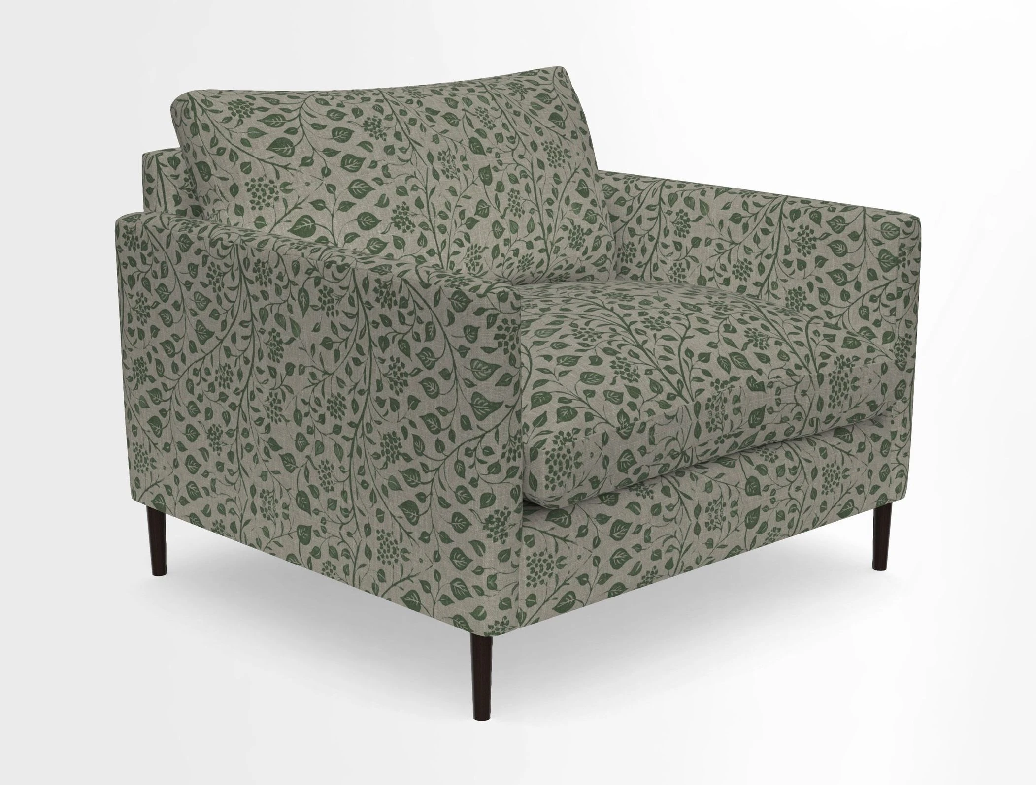 Heyshott Snuggler in Two Tone Plain Biscuit. Loose cover option available