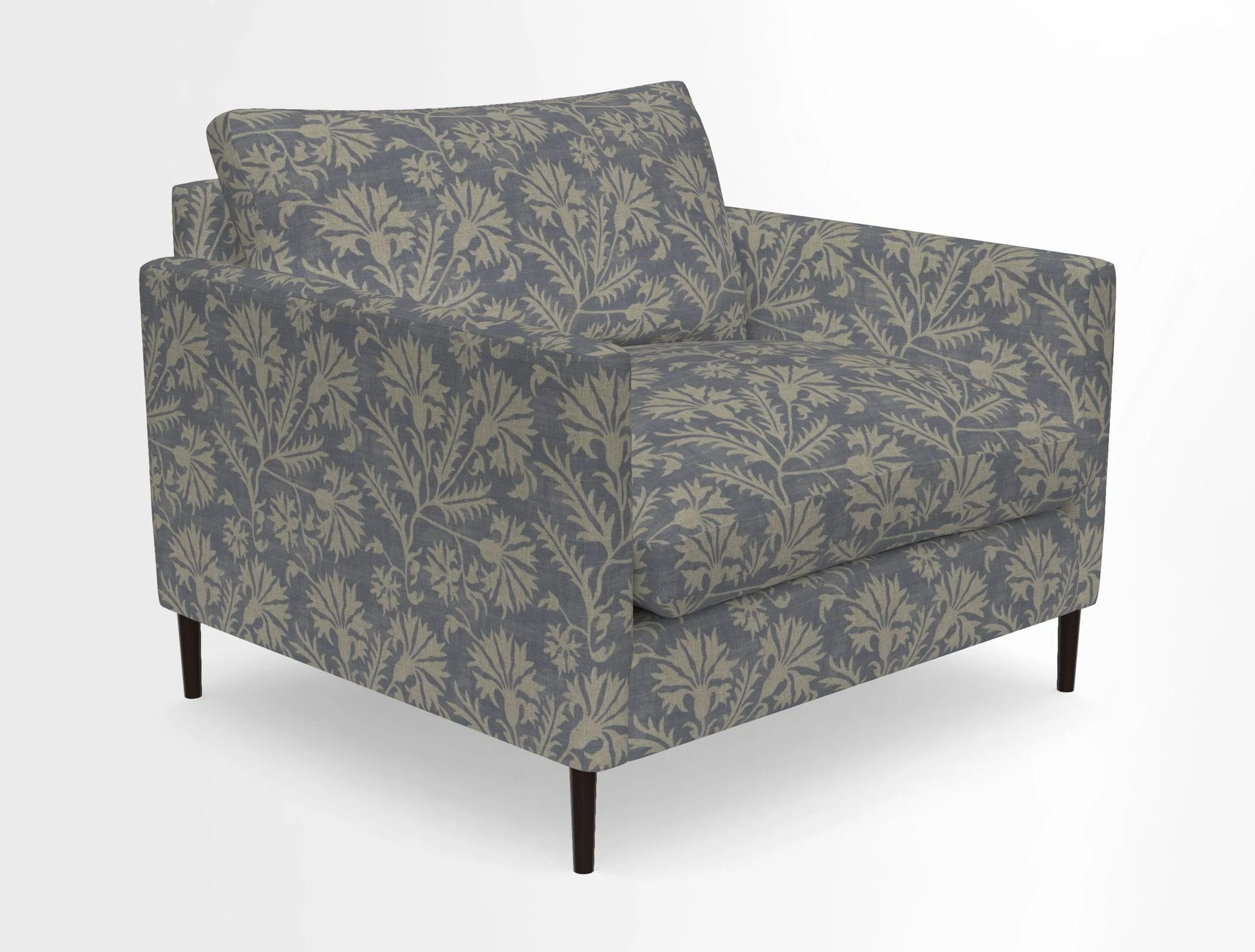 Heyshott Snuggler in Two Tone Plain Biscuit. Loose cover option available