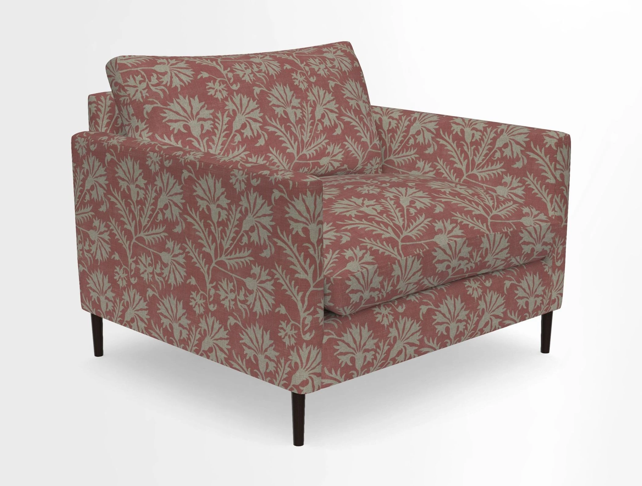 Heyshott Snuggler in Two Tone Plain Biscuit. Loose cover option available
