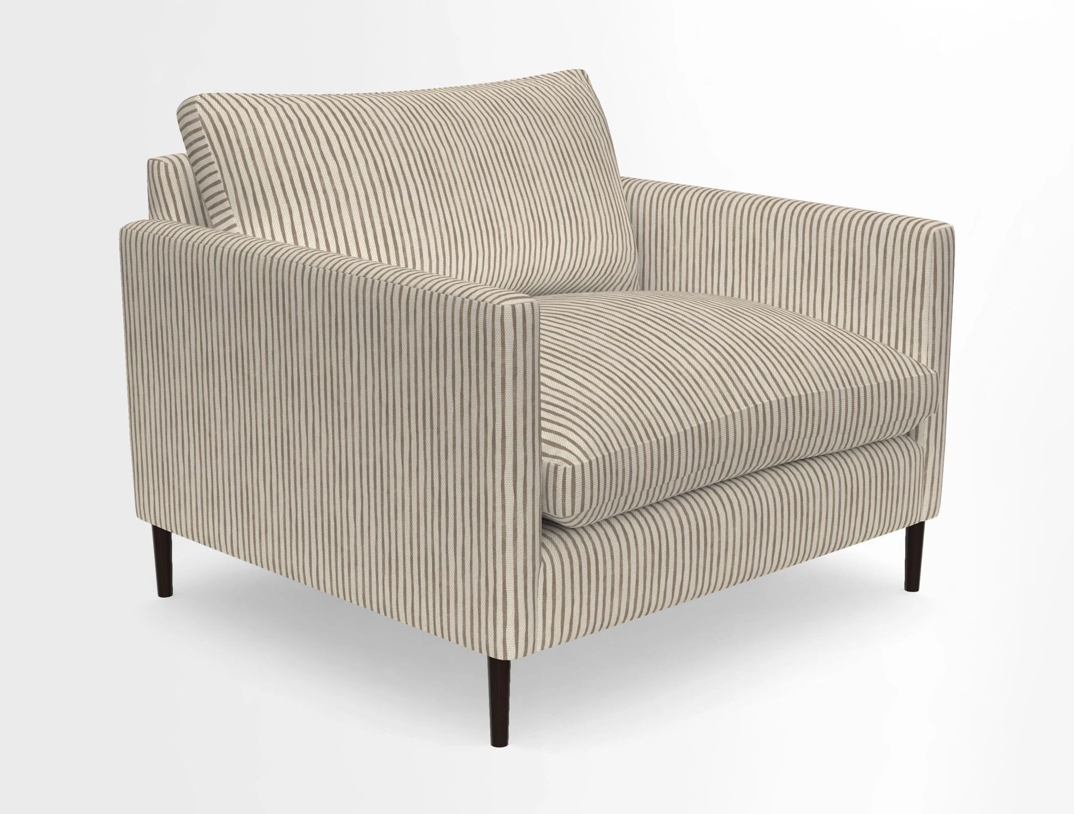 Heyshott Snuggler in Two Tone Plain Biscuit. Loose cover option available